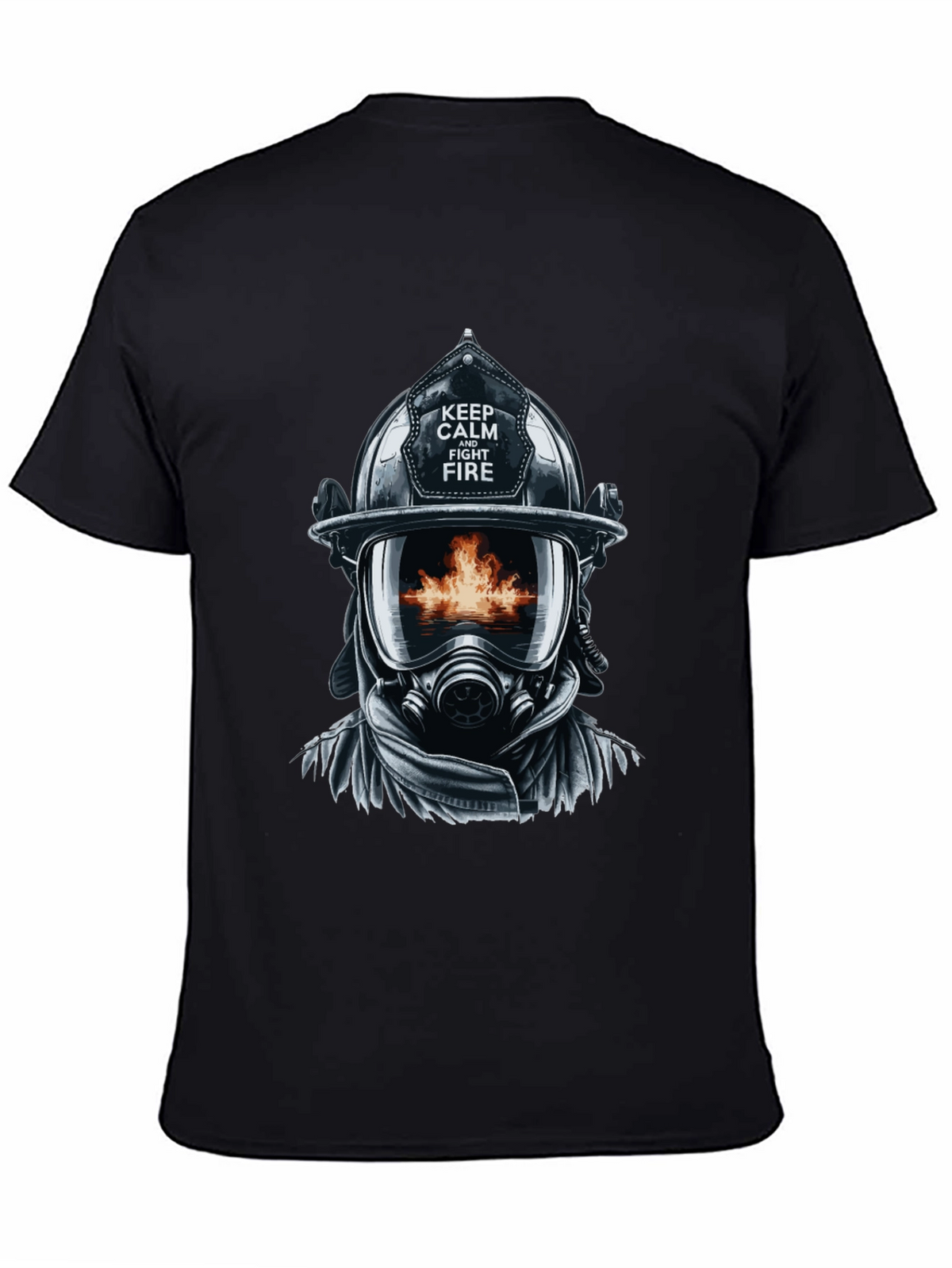 Firefighter Graphic Tee: Keep Calm & Fight Fire