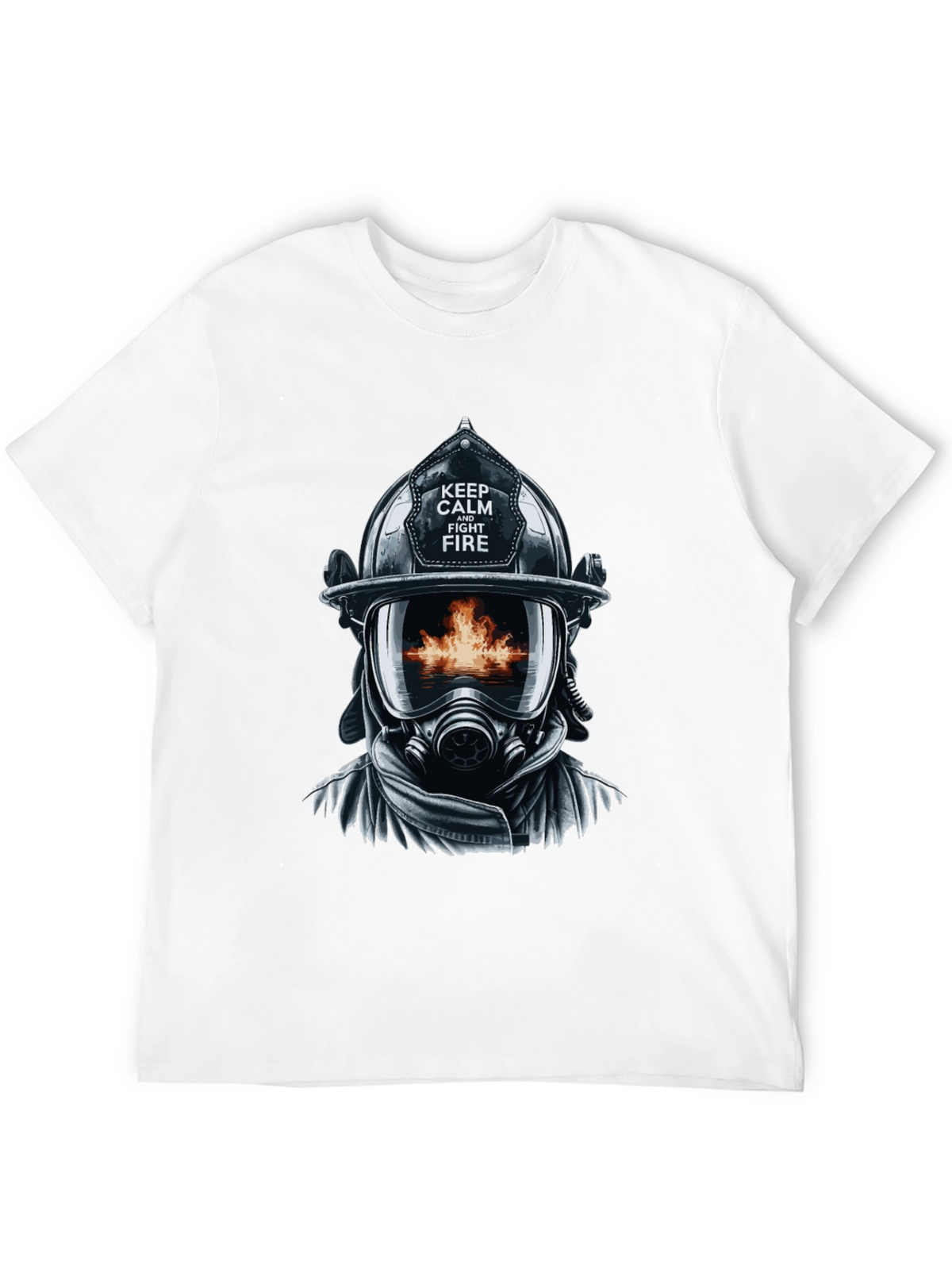 Firefighter Graphic Tee: Keep Calm & Fight Fire