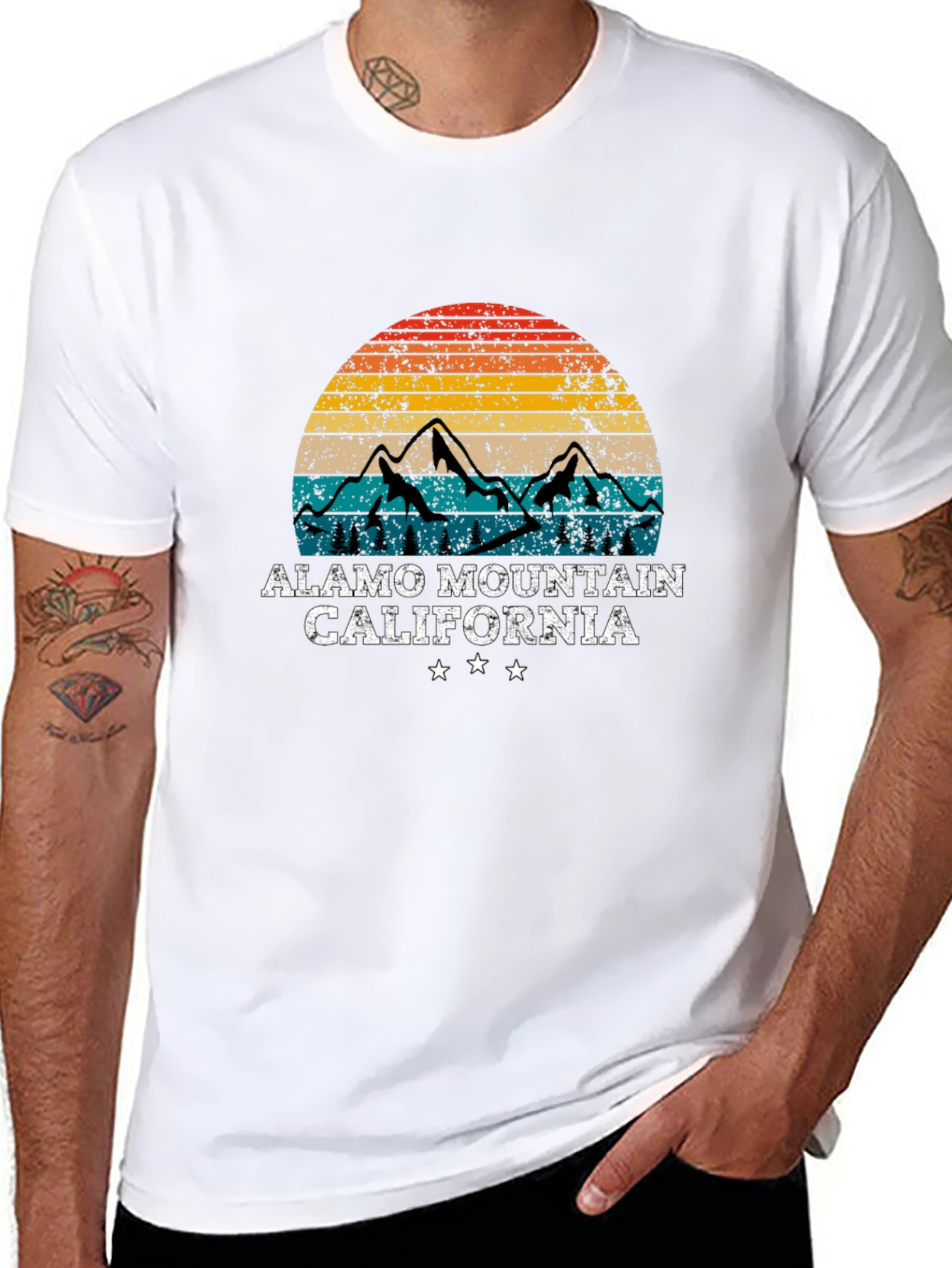 Alamo Mountain California Graphic Tee