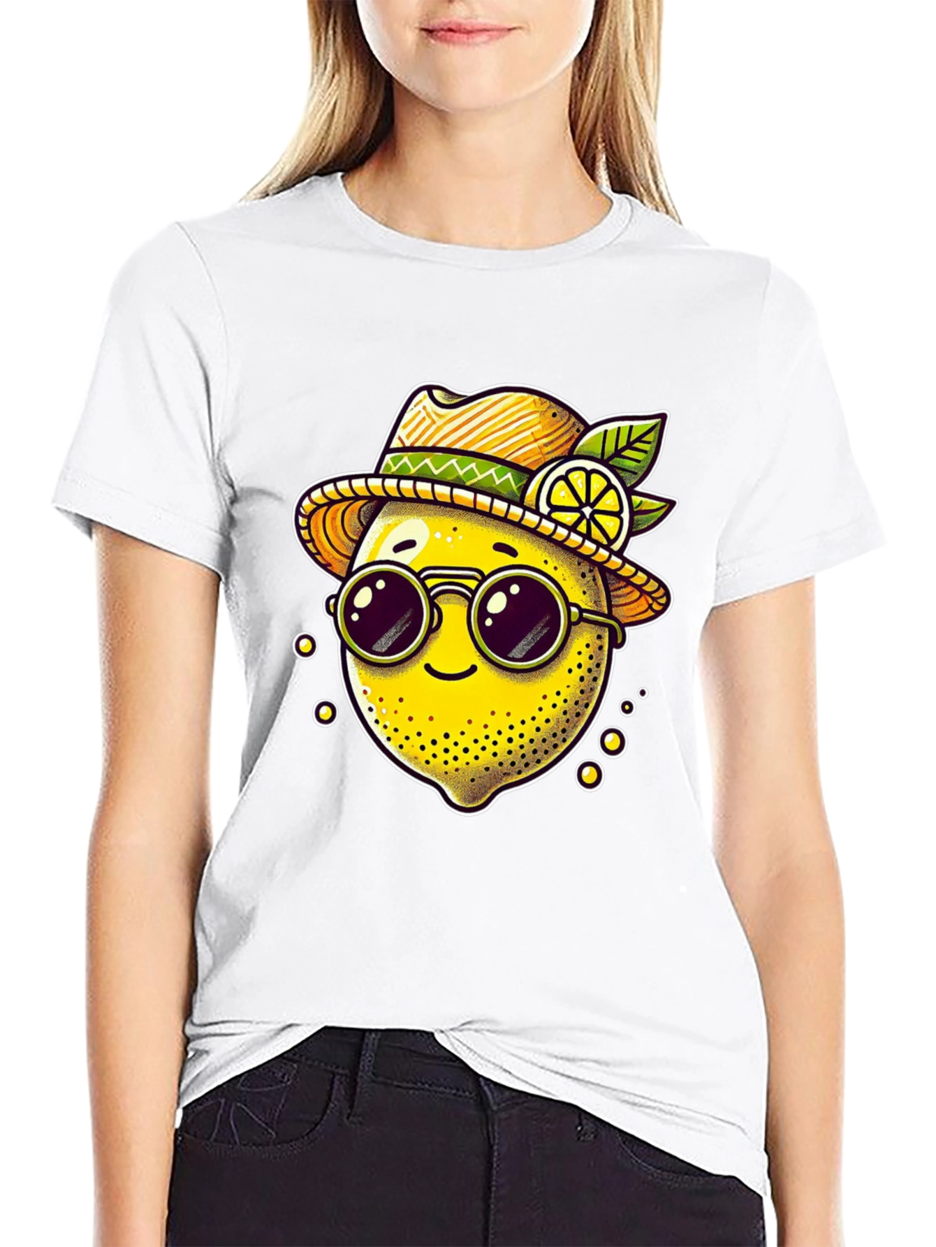 Funky Lemon Tee - Cool Fruit Graphic Shirt