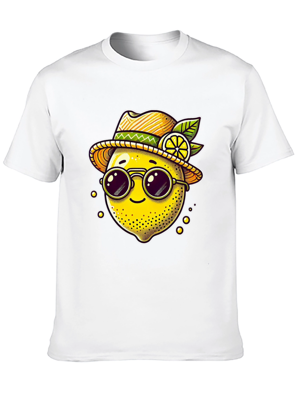 Funky Lemon Tee - Cool Fruit Graphic Shirt