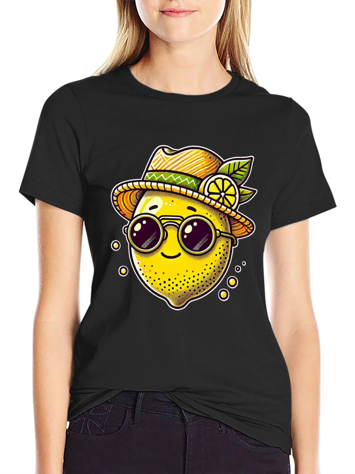 Funky Lemon Tee - Cool Fruit Graphic Shirt