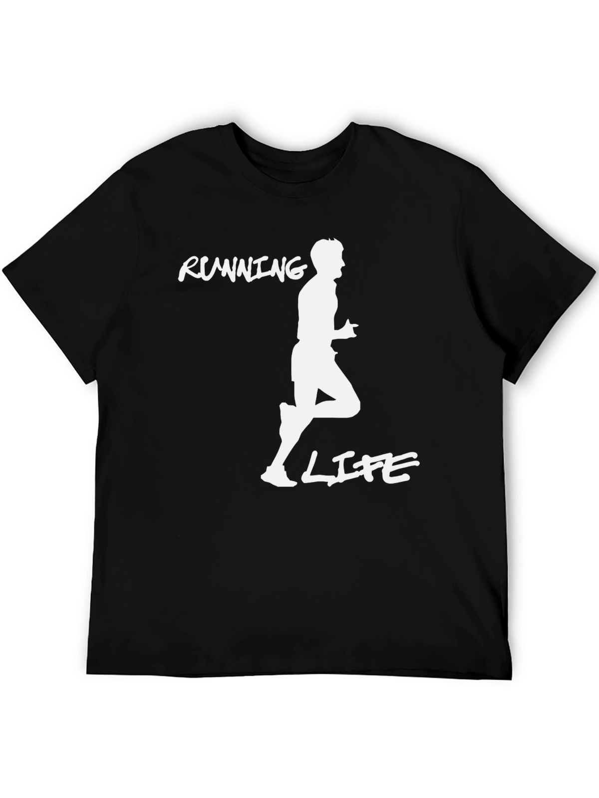 Running Life Graphic Tee - Black