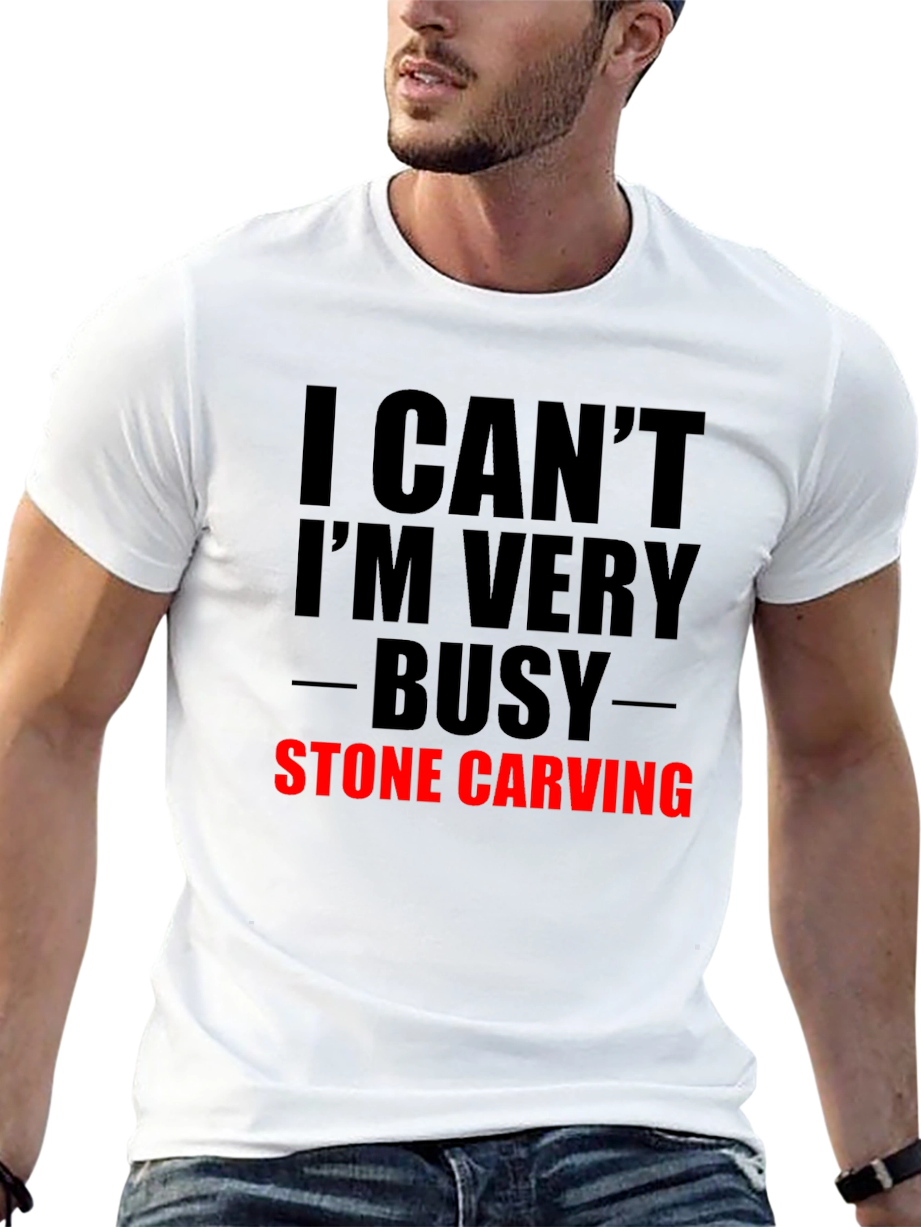 Busy Stone Carving T-Shirt