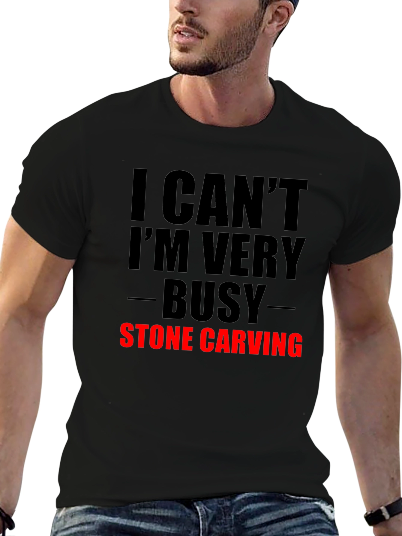 Busy Stone Carving T-Shirt