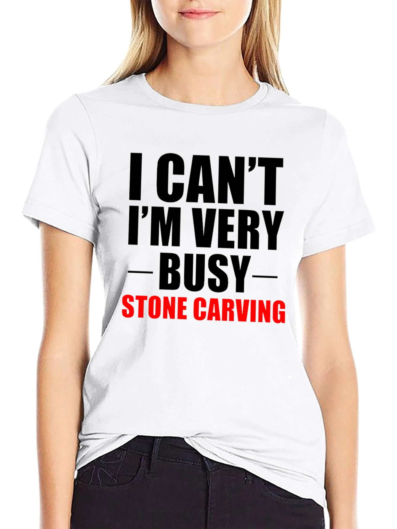 Busy Stone Carving T-Shirt