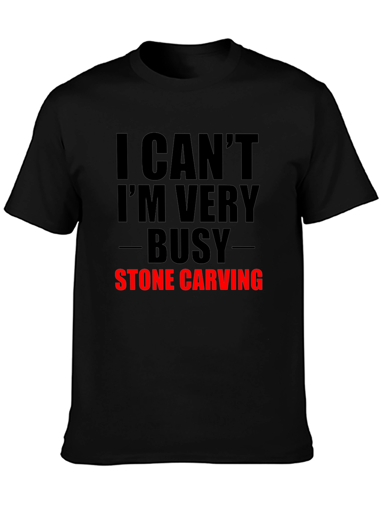 Busy Stone Carving T-Shirt