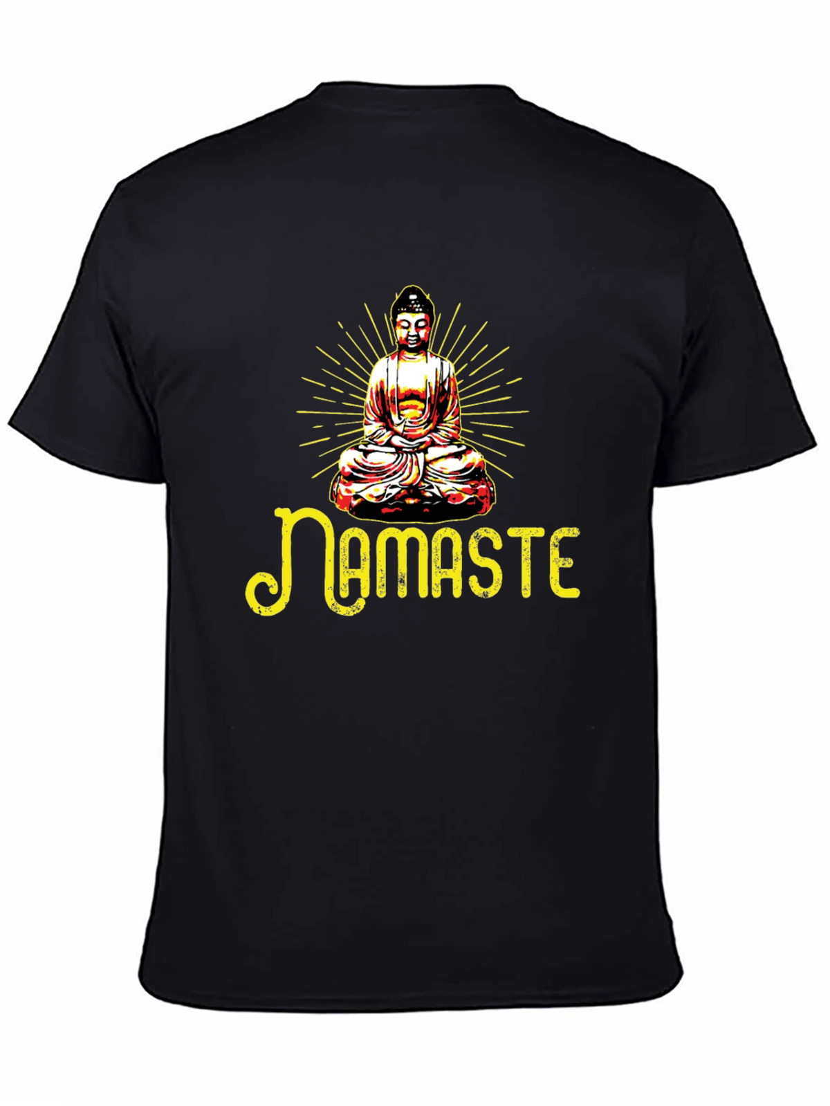 Namaste Buddha Graphic T-Shirt - Spiritual Yoga Tee