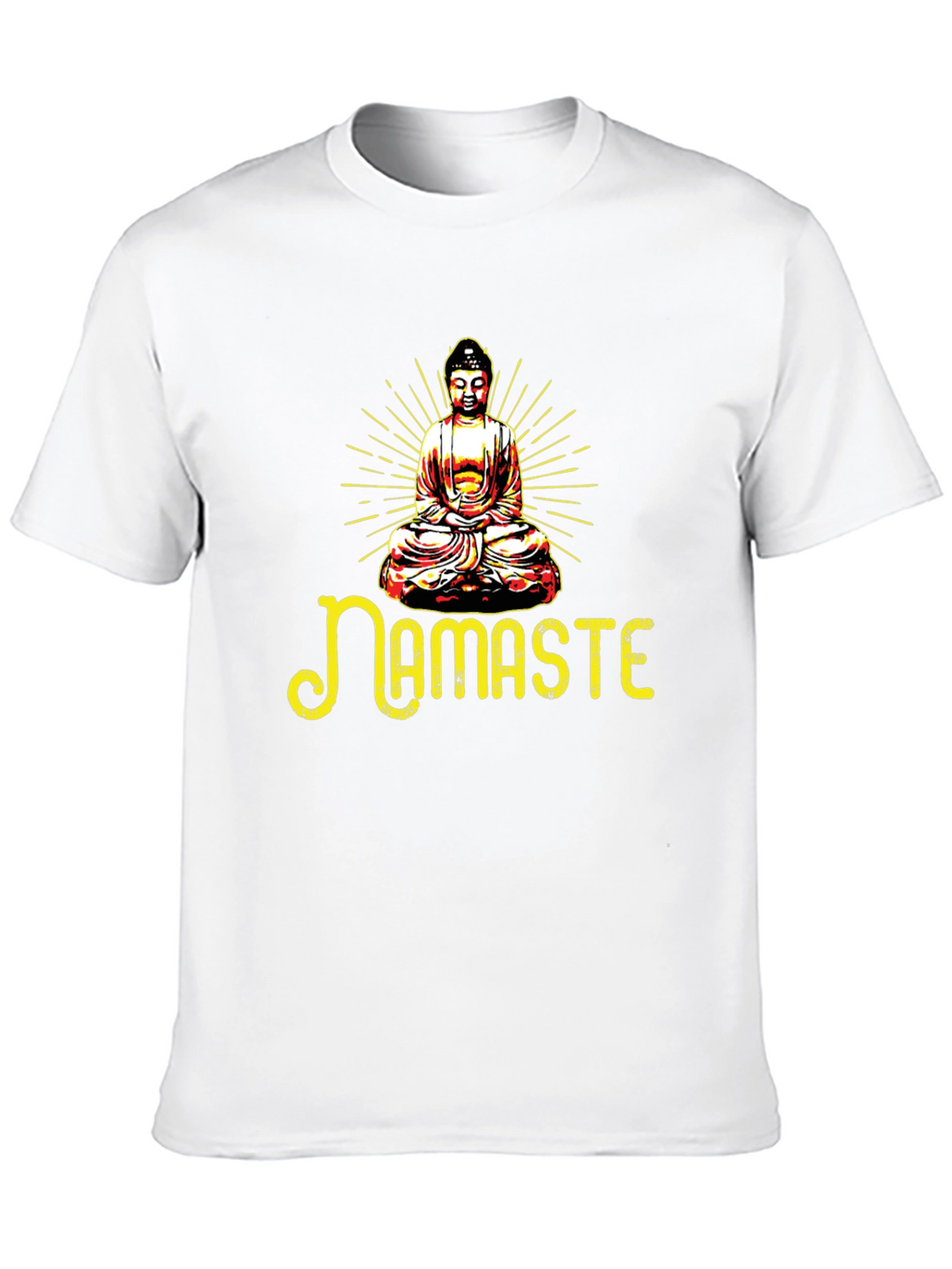 Namaste Buddha Graphic T-Shirt - Spiritual Yoga Tee