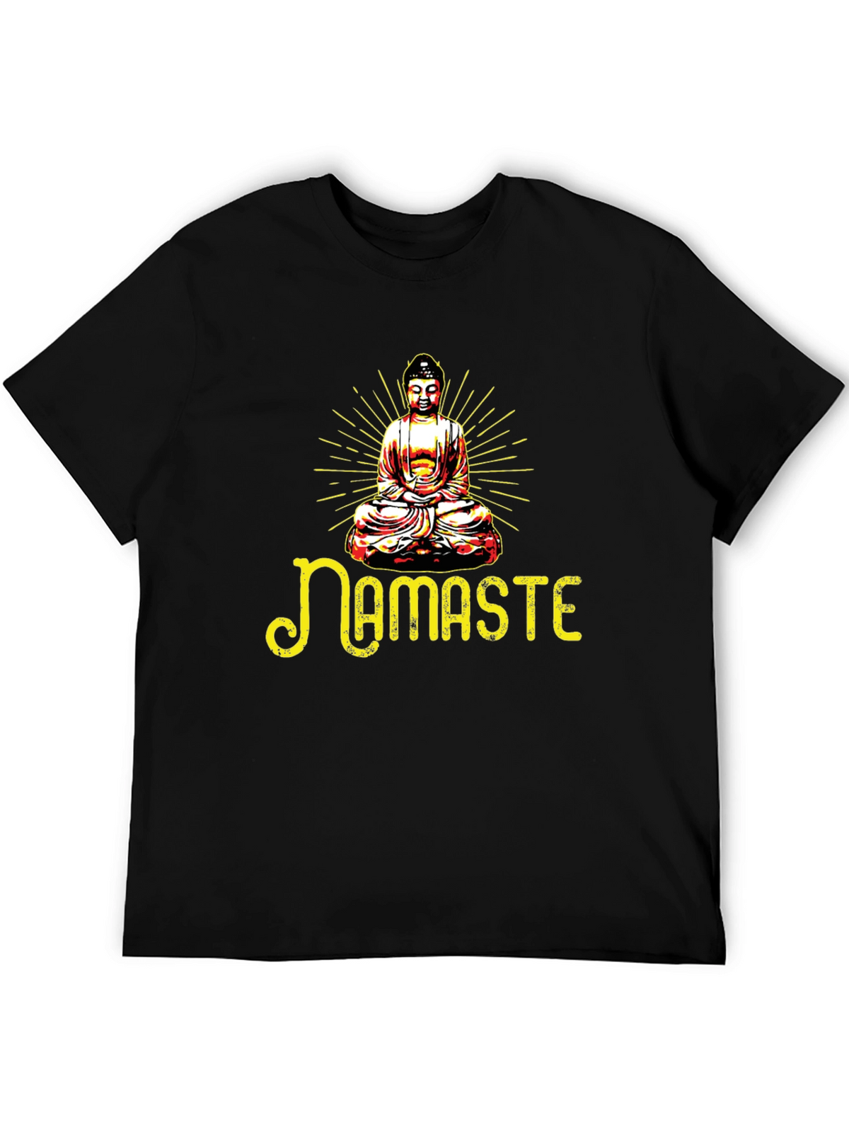 Namaste Buddha Graphic T-Shirt - Spiritual Yoga Tee