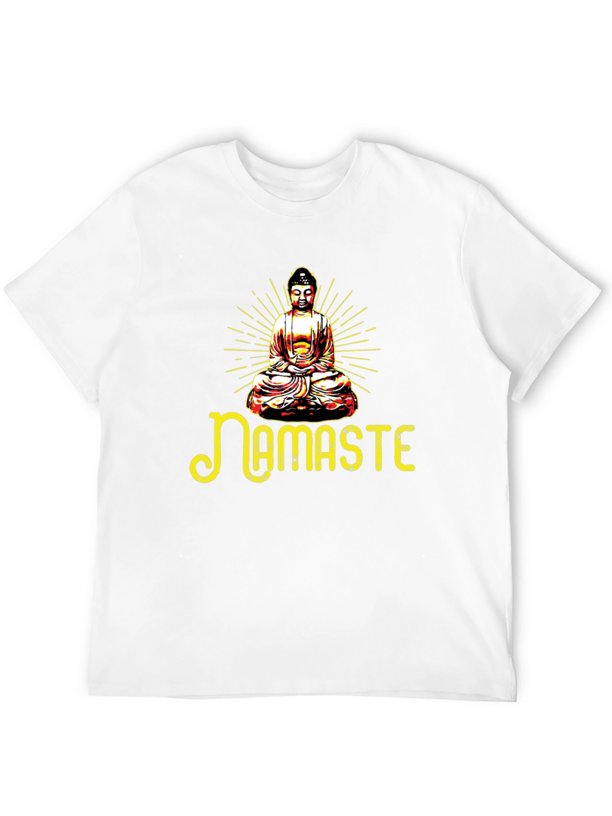Namaste Buddha Graphic T-Shirt - Spiritual Yoga Tee