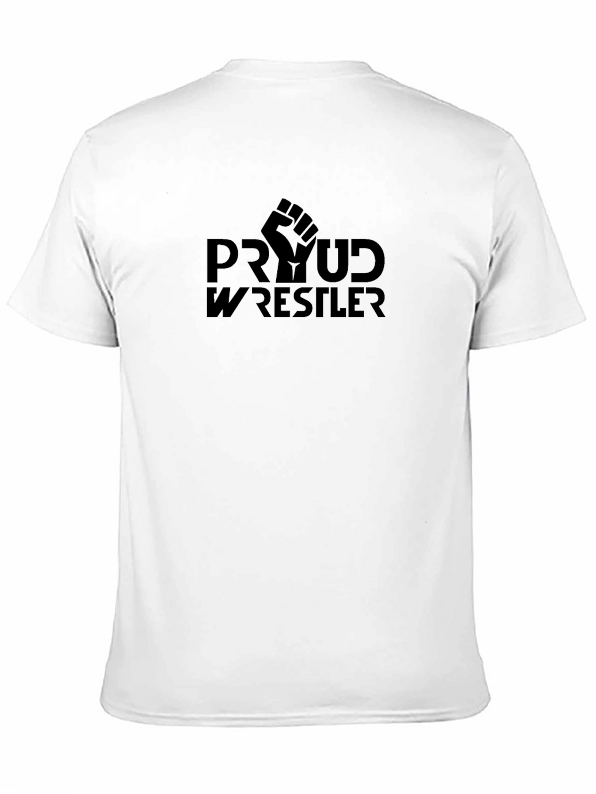 Proud Wrestler Black Graphic Tee