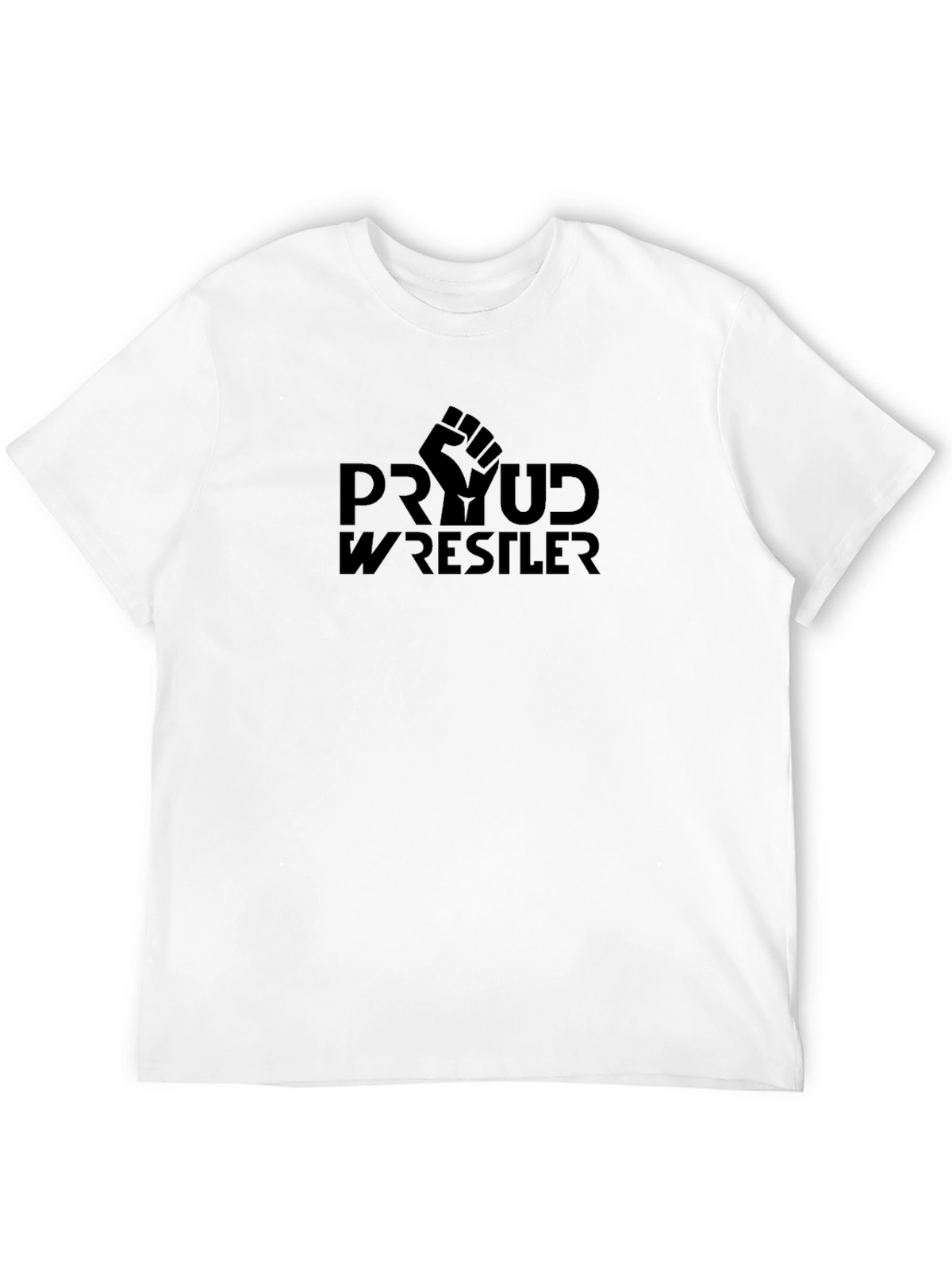 Proud Wrestler Black Graphic Tee