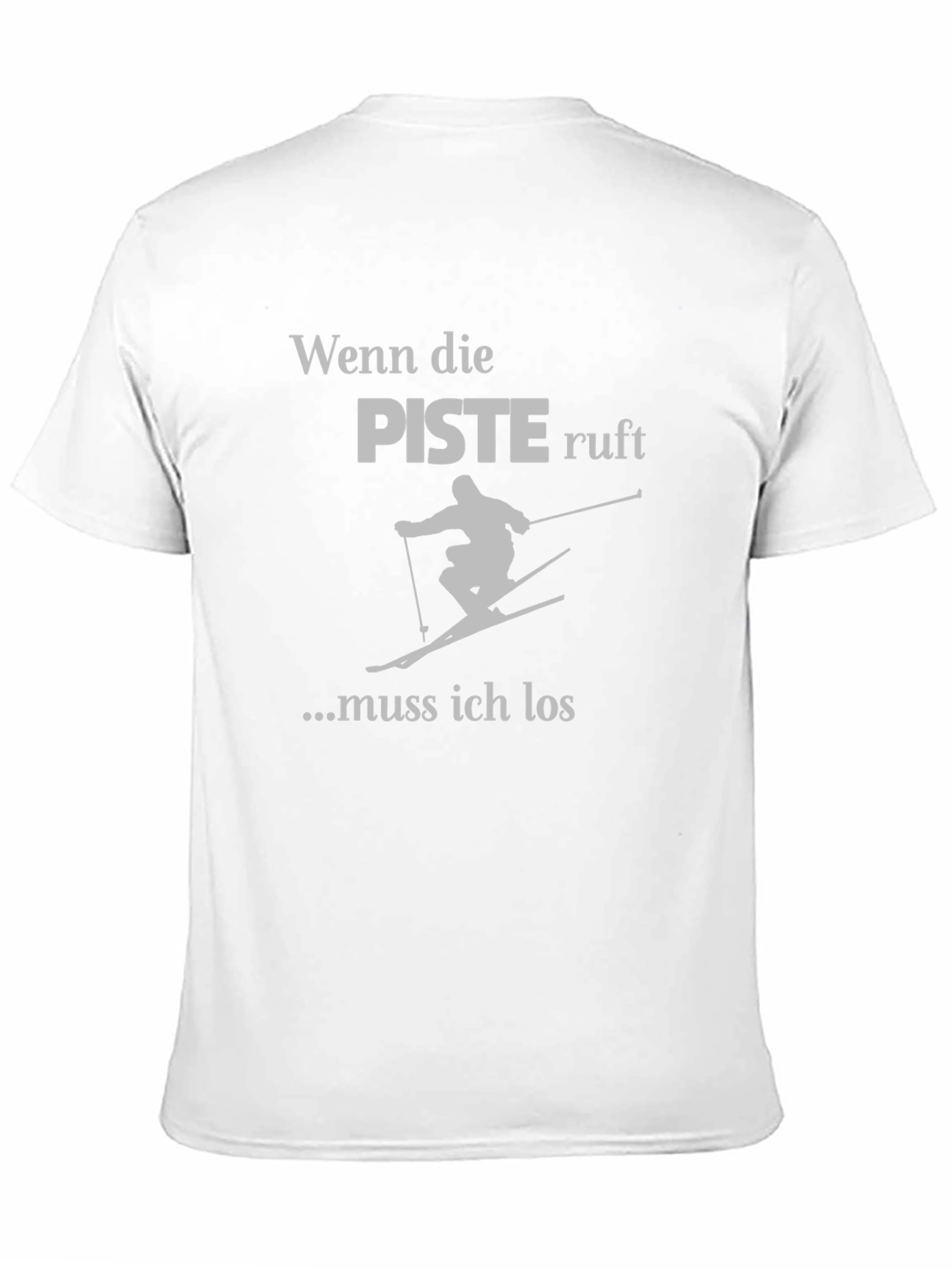Ski Piste T-Shirt - German Text