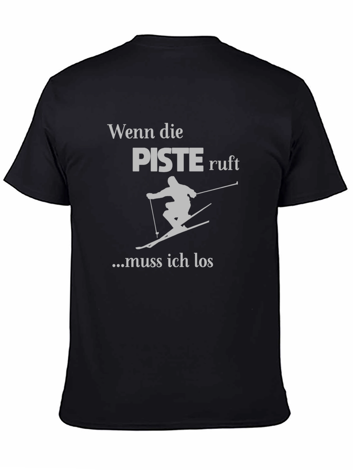 Ski Piste T-Shirt - German Text