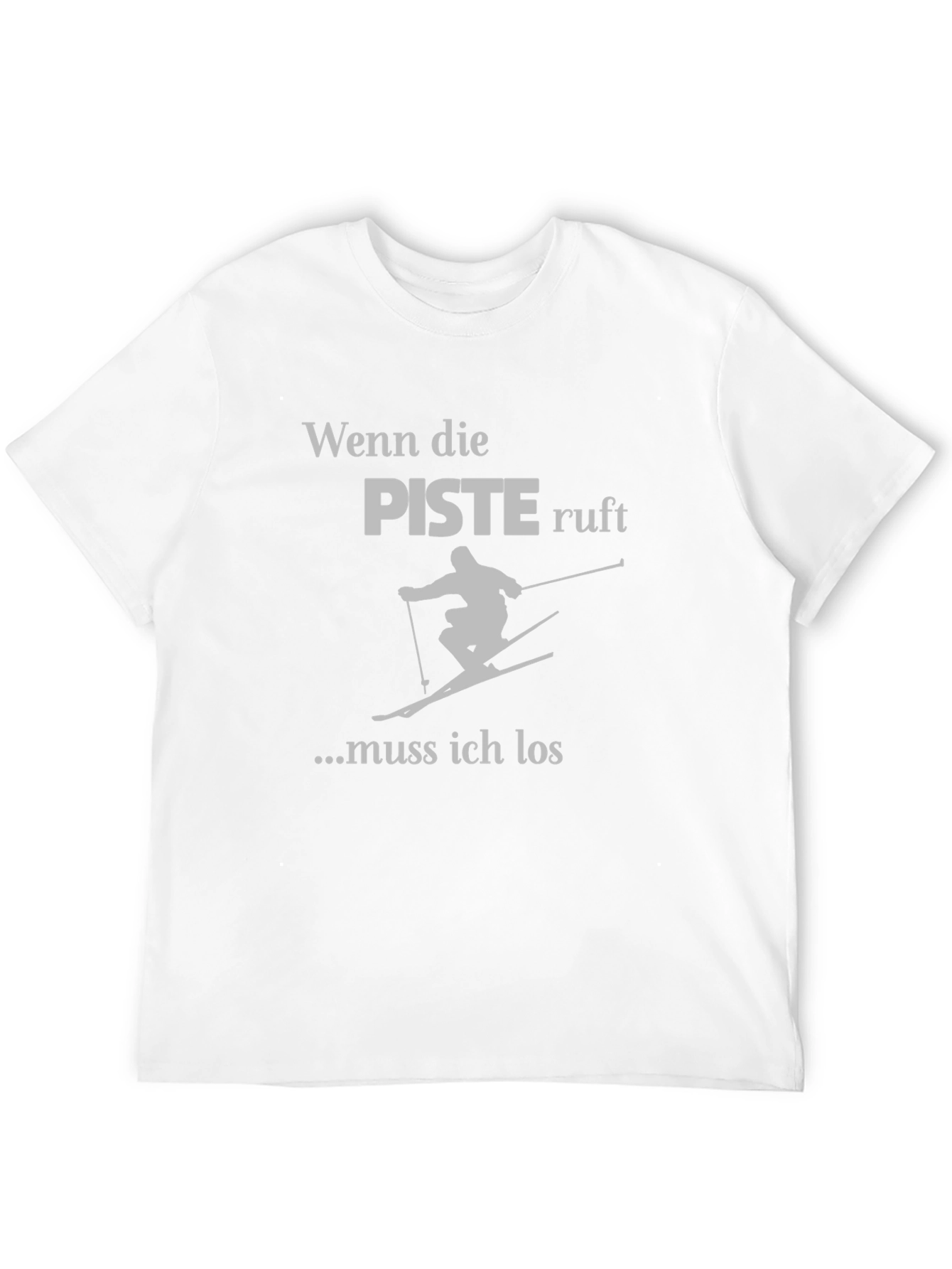 Ski Piste T-Shirt - German Text