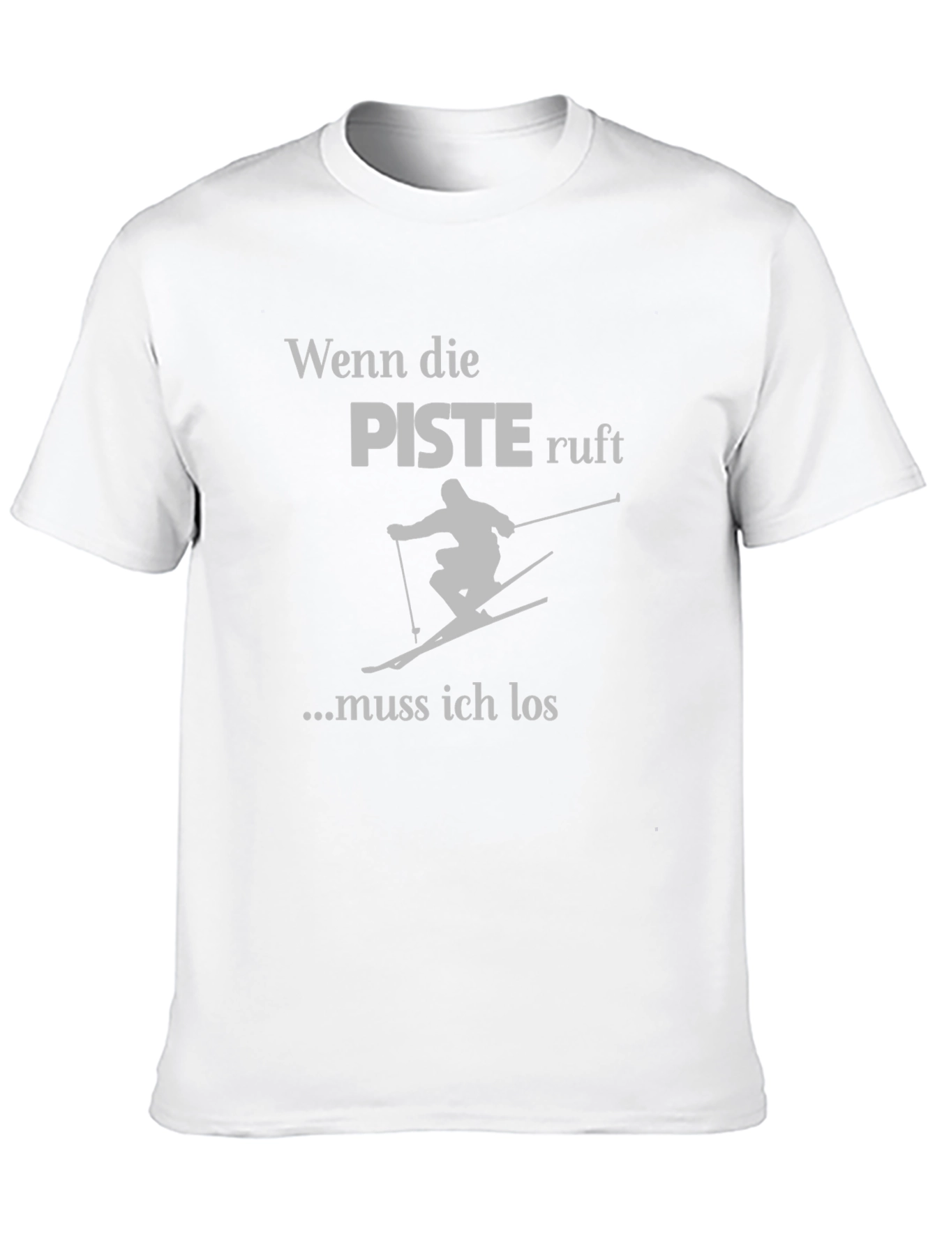 Ski Piste T-Shirt - German Text