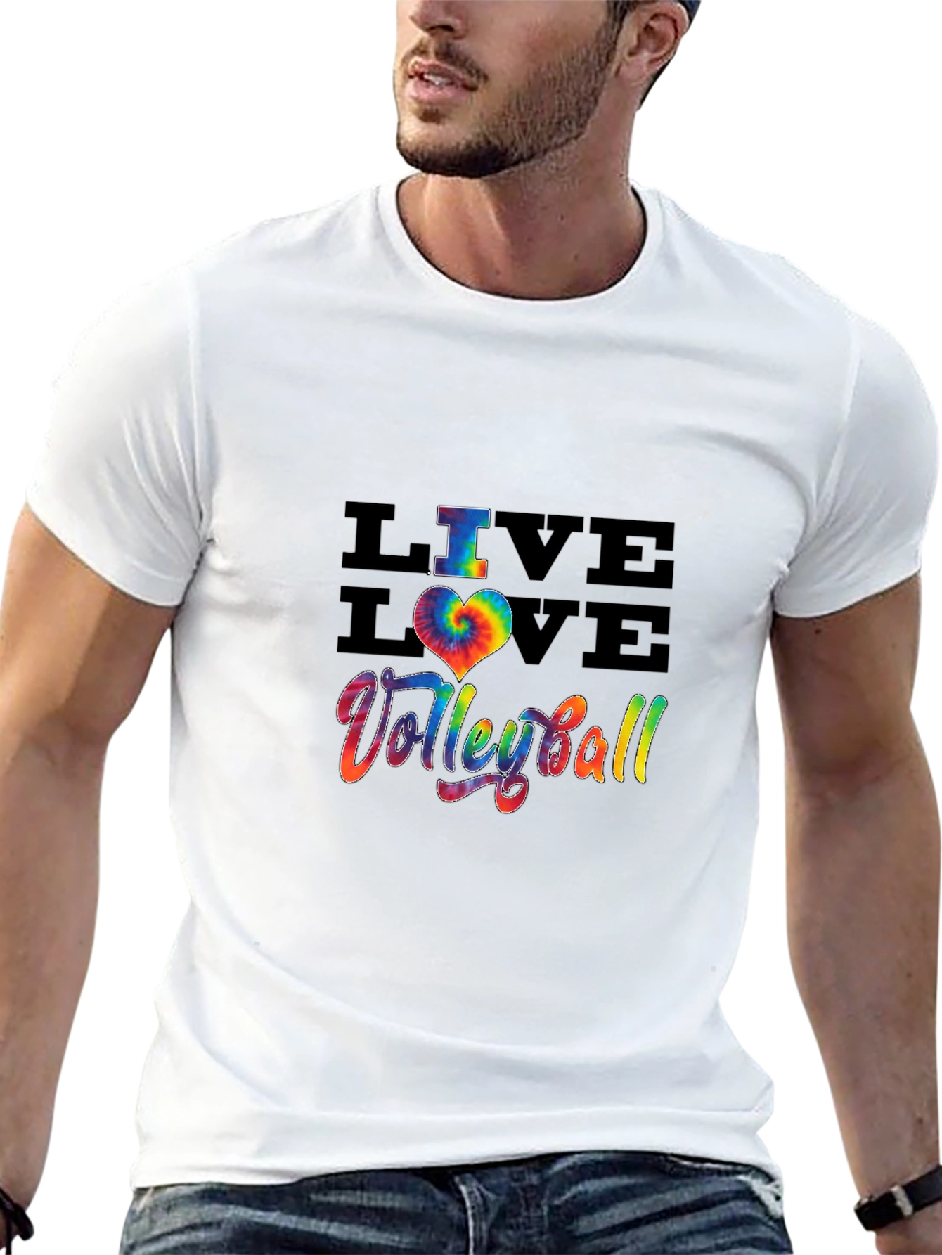 Live Love Volleyball Graphic T-Shirt