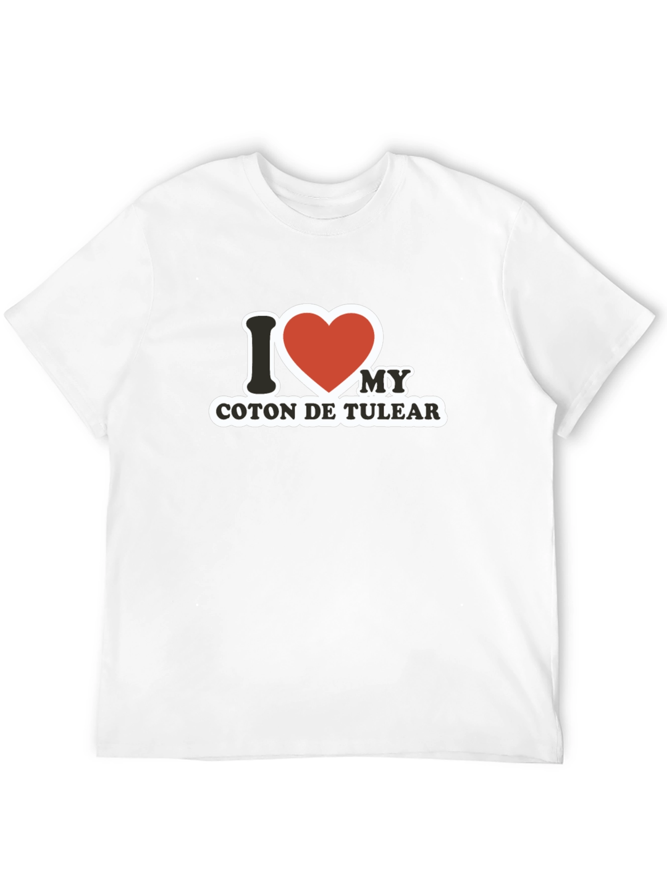 I Heart My Coton De Tulear Black T-Shirt