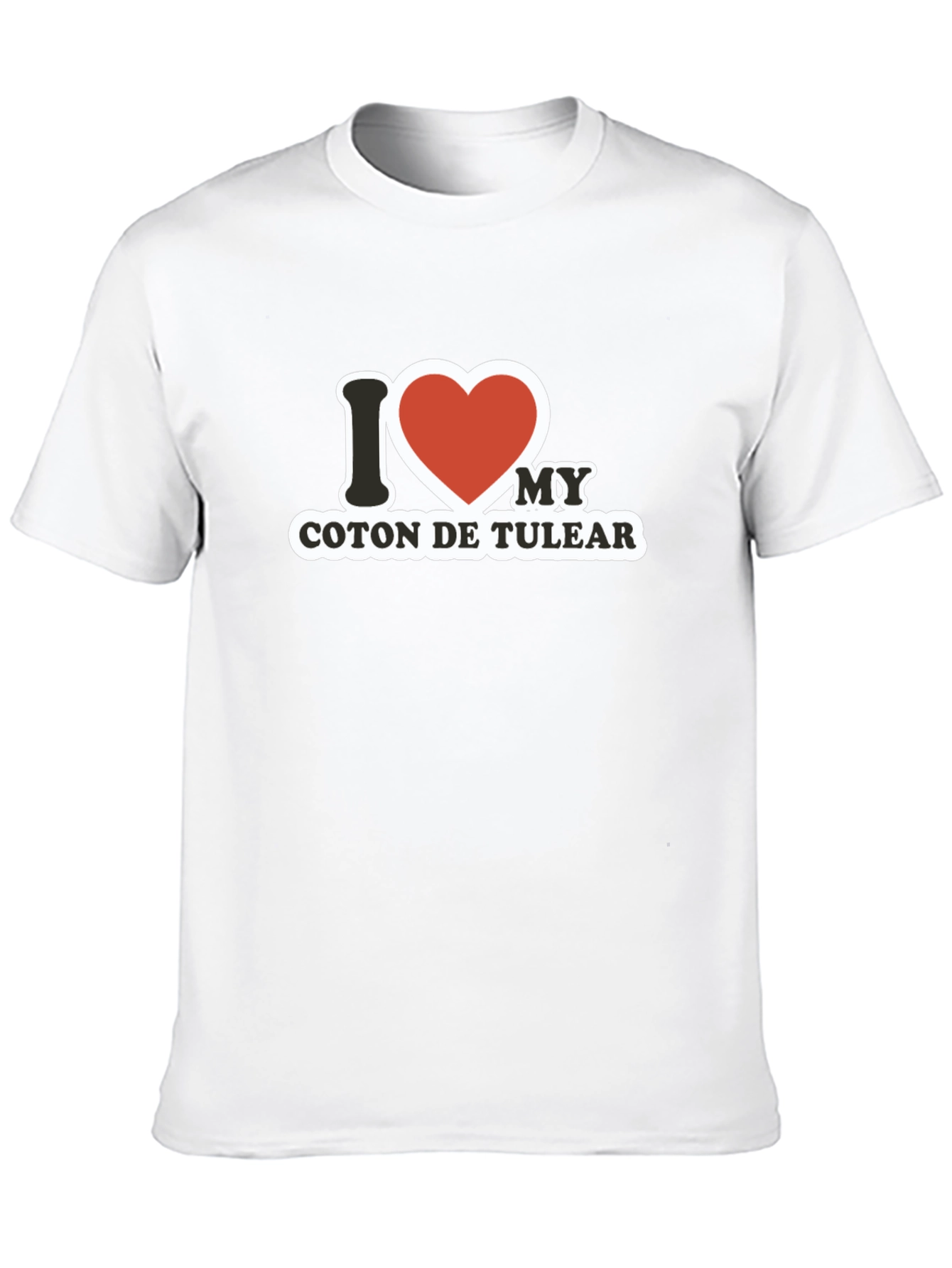 I Heart My Coton De Tulear Black T-Shirt