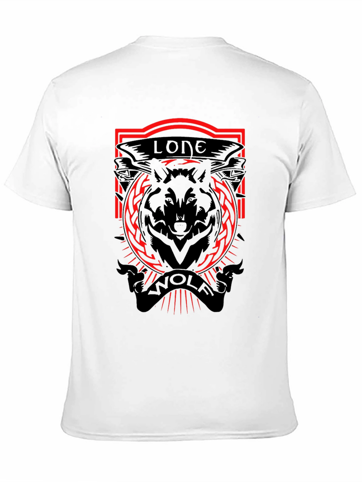Lone Wolf Graphic Tee - Black