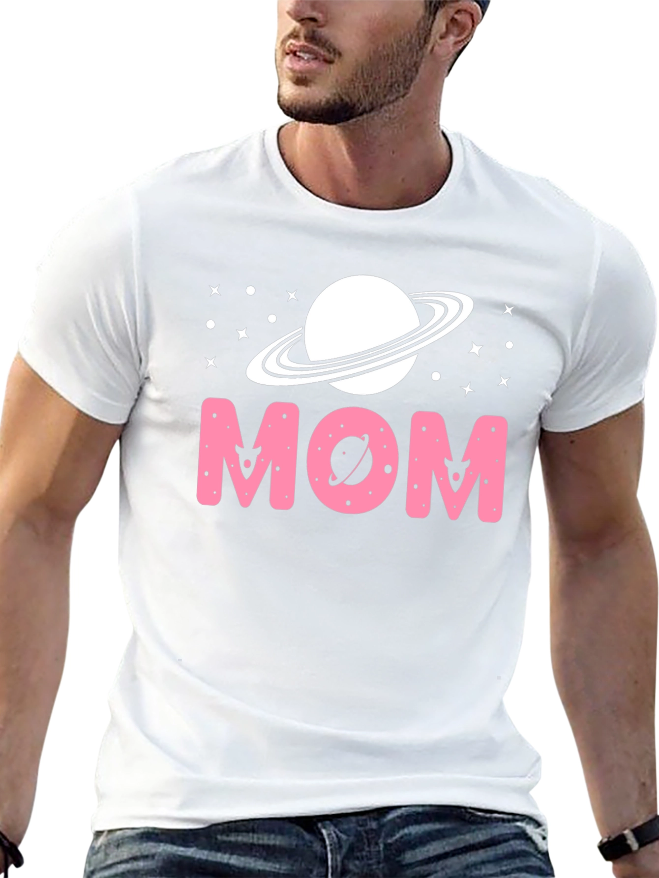Planet Mom Black T-Shirt - Gift for Mom