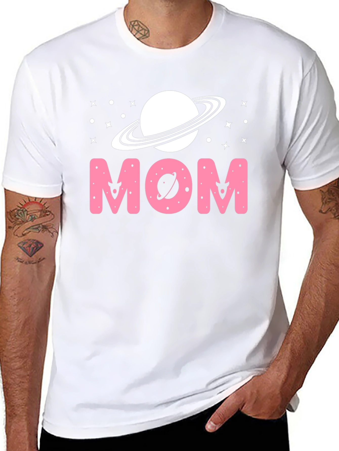 Planet Mom Black T-Shirt - Gift for Mom