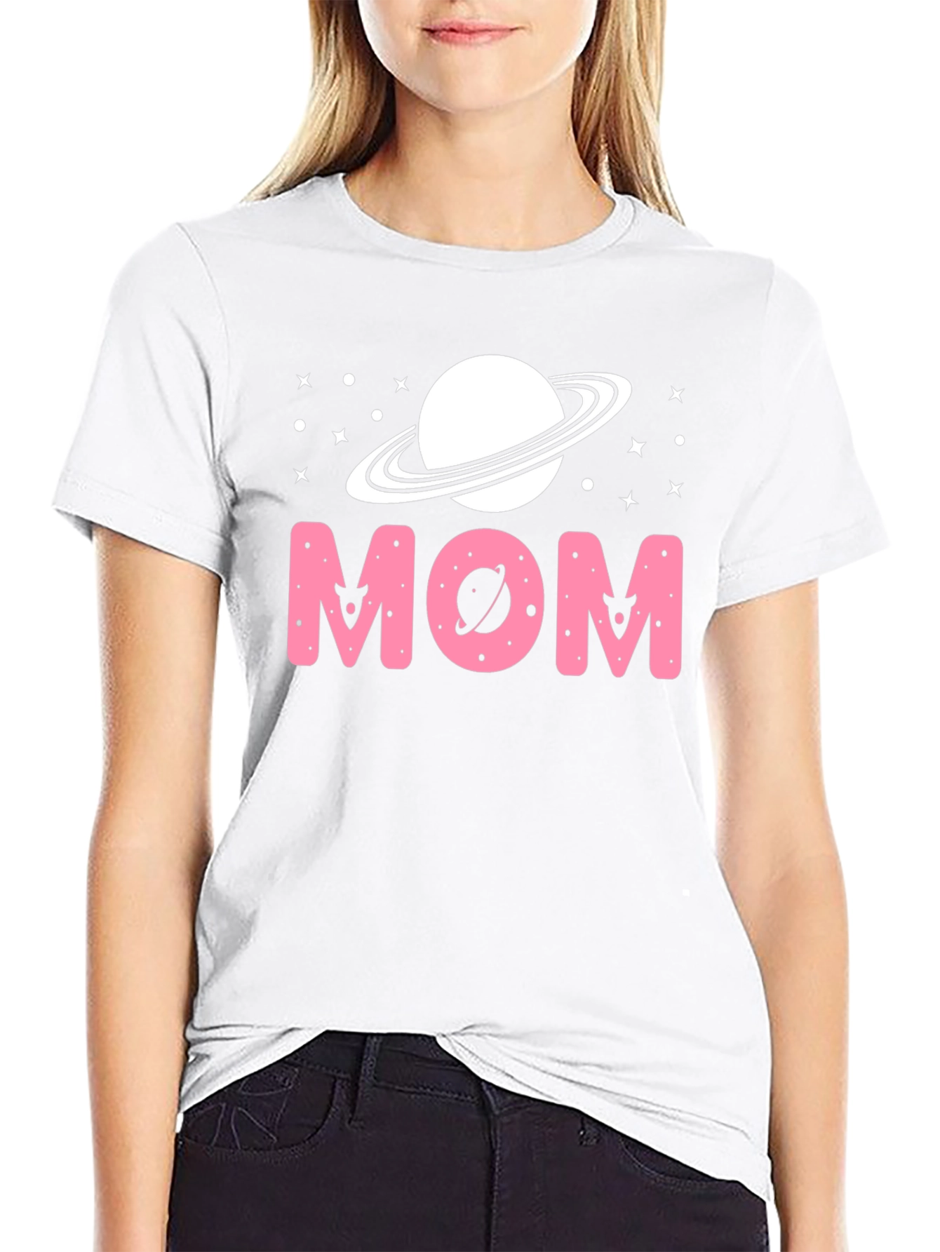 Planet Mom Black T-Shirt - Gift for Mom