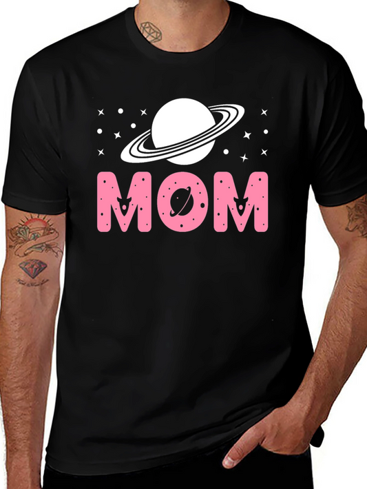 Planet Mom Black T-Shirt - Gift for Mom