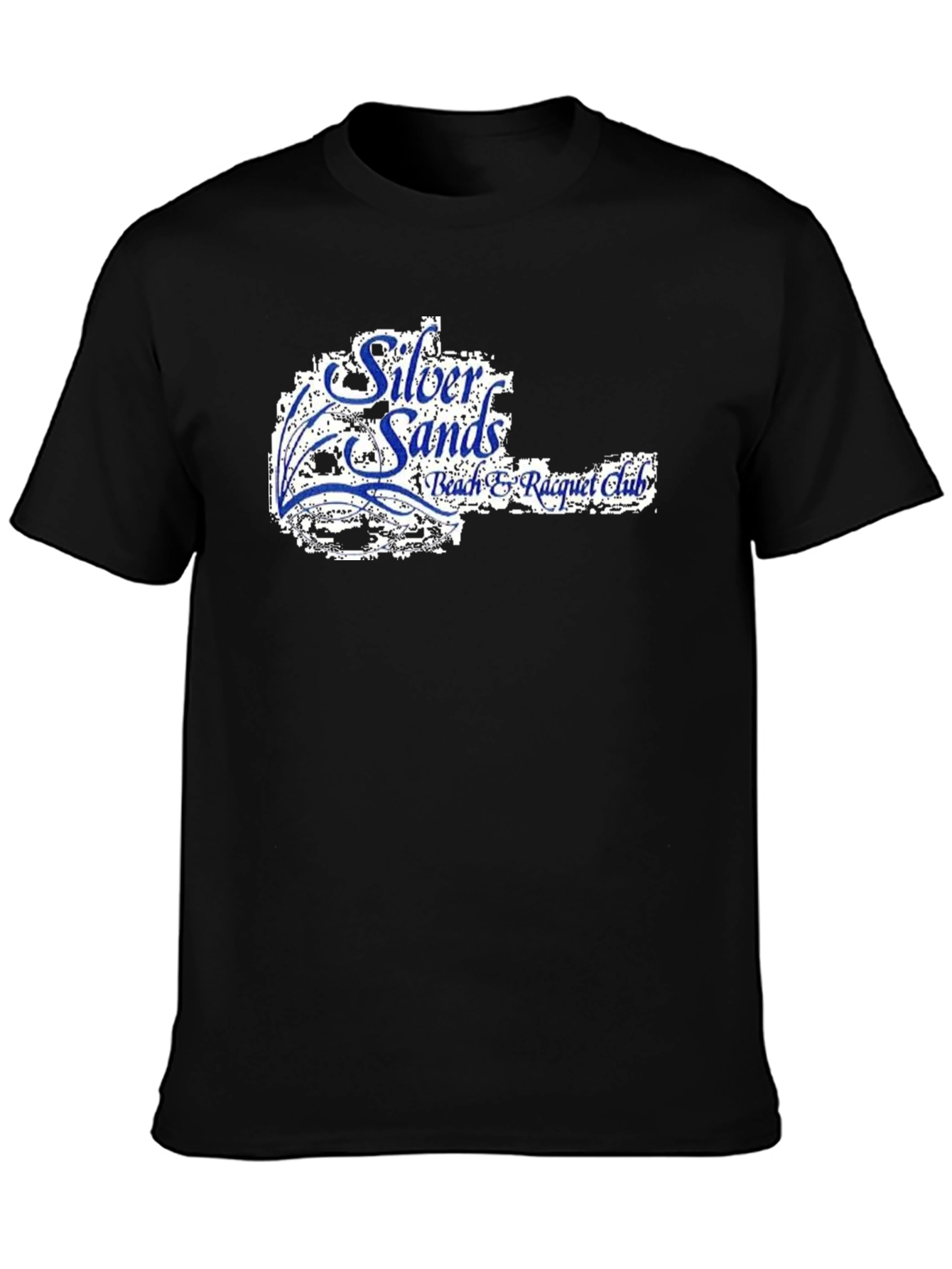 Silver Sands Beach Racquet Club Black T-Shirt