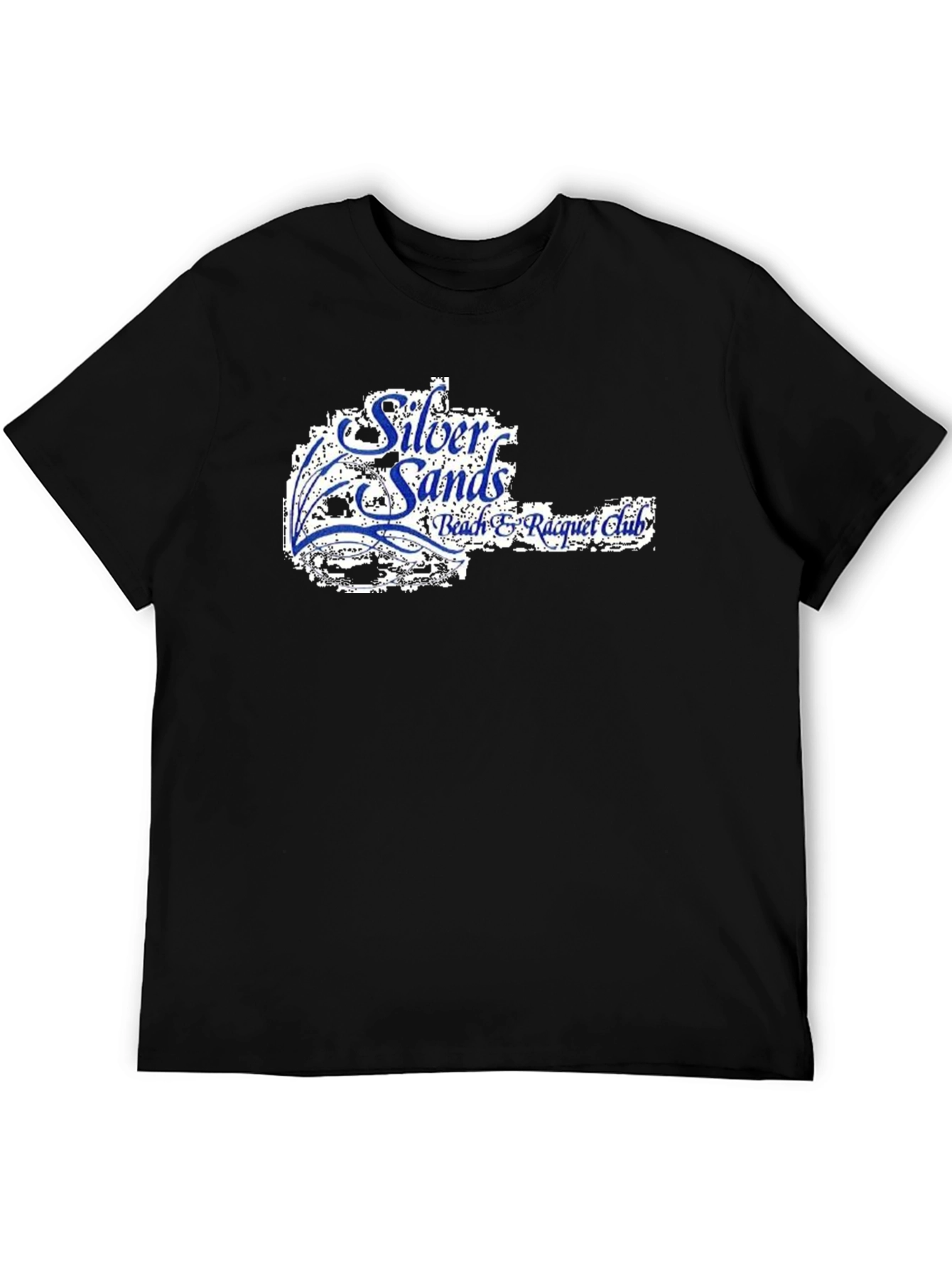 Silver Sands Beach Racquet Club Black T-Shirt