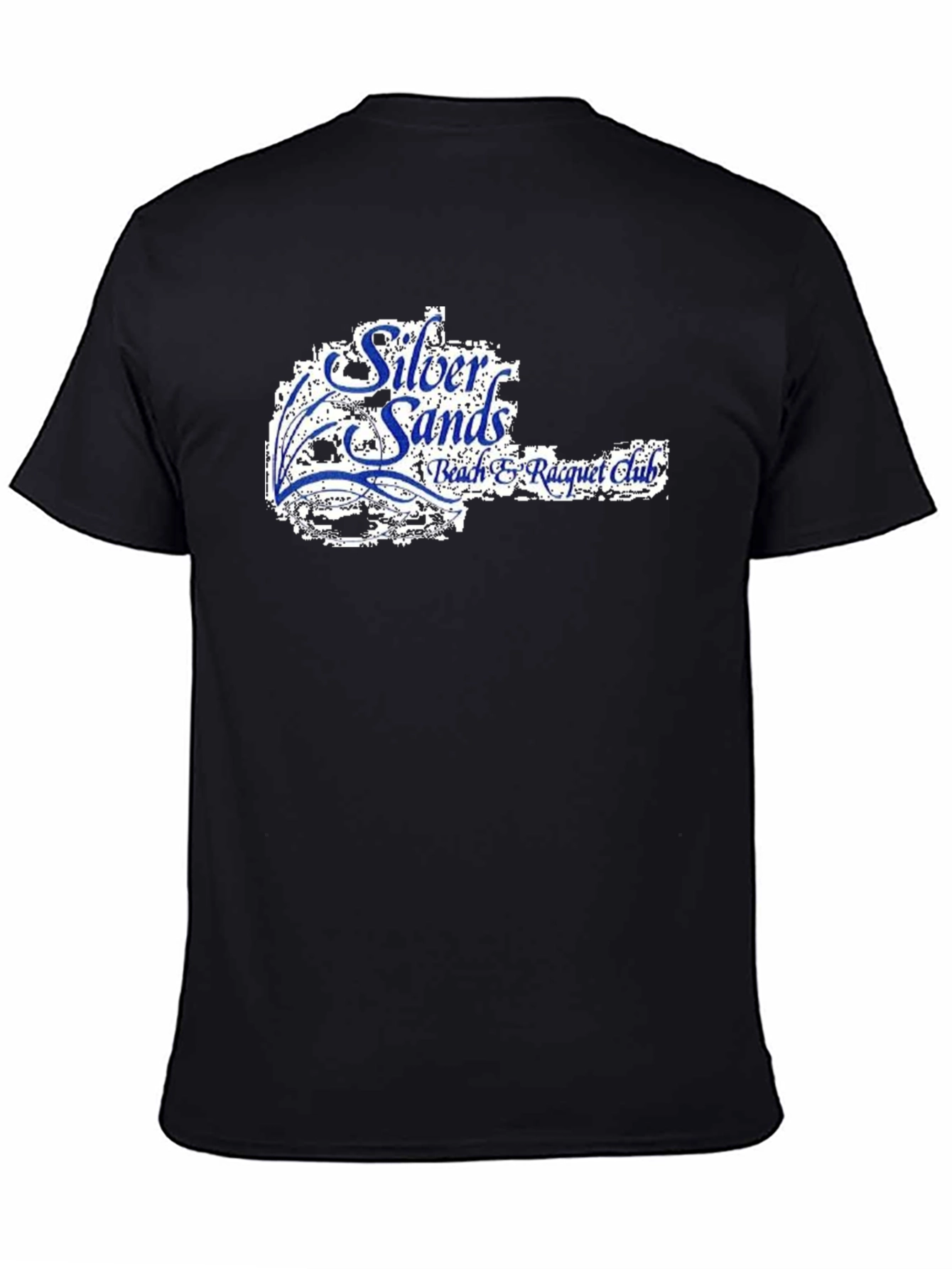 Silver Sands Beach Racquet Club Black T-Shirt