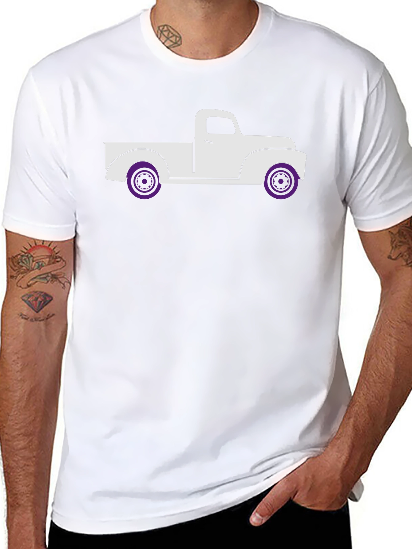 Retro Truck Graphic Tee - Classic Car Lovers Shirt