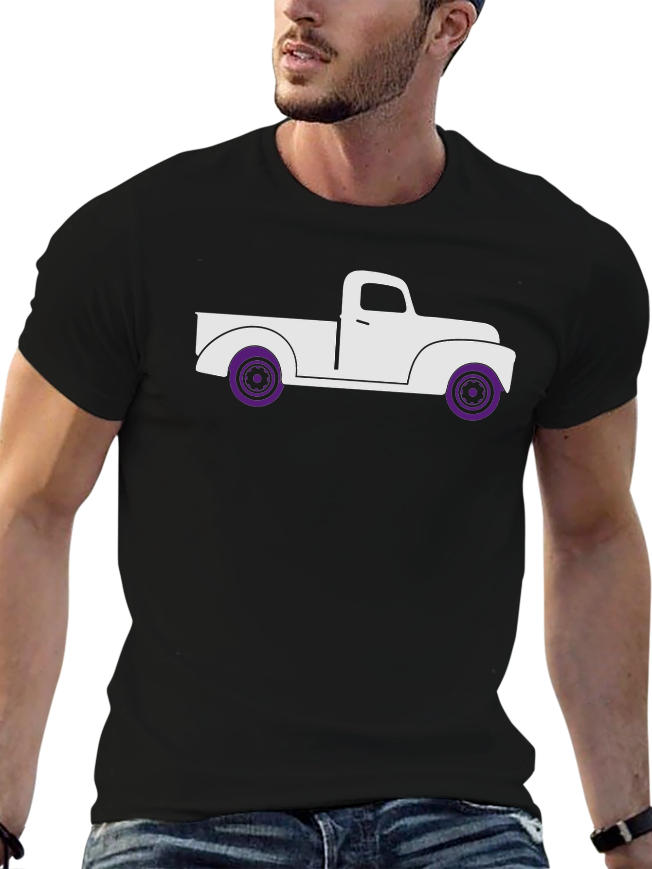 Retro Truck Graphic Tee - Classic Car Lovers Shirt