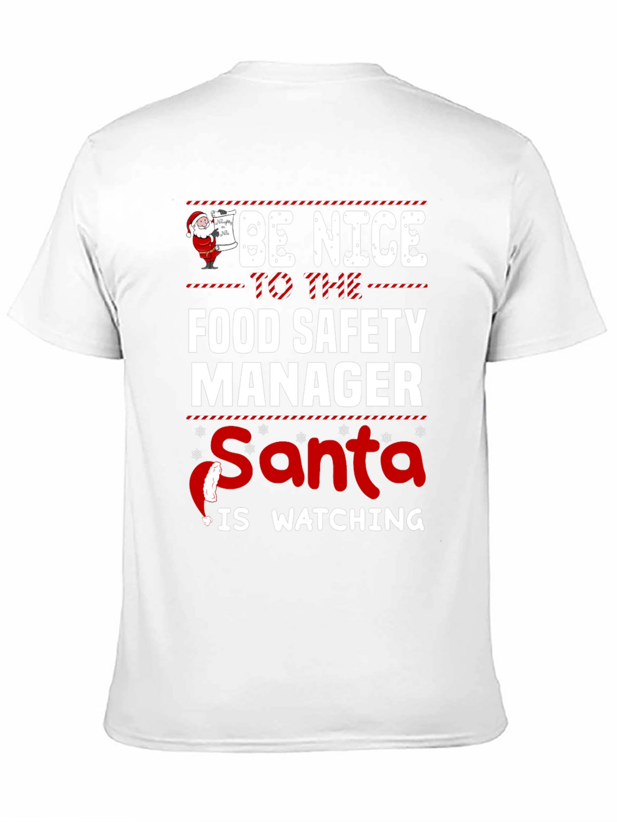 Food Safety Manager Santa T-Shirt