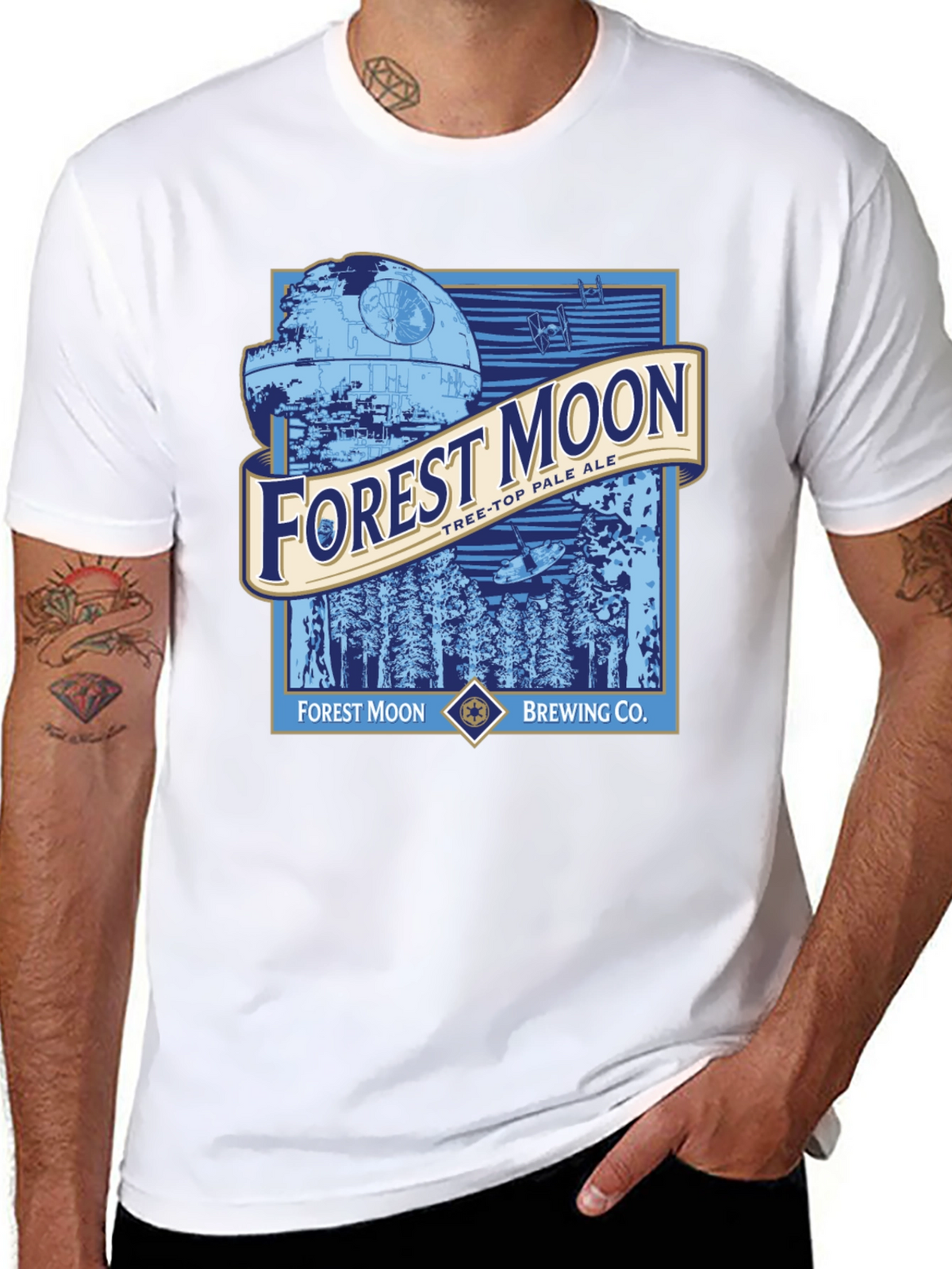 Forest Moon Brewing Star Wars Black T-Shirt