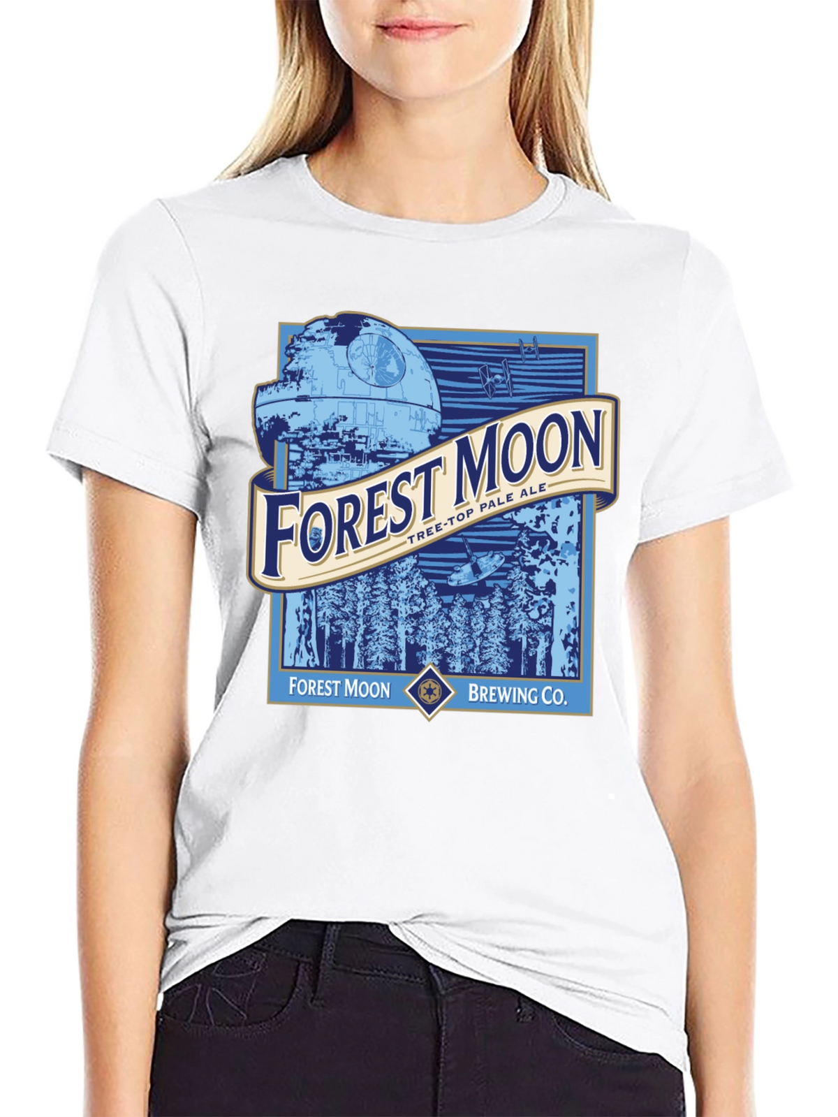 Forest Moon Brewing Star Wars Black T-Shirt