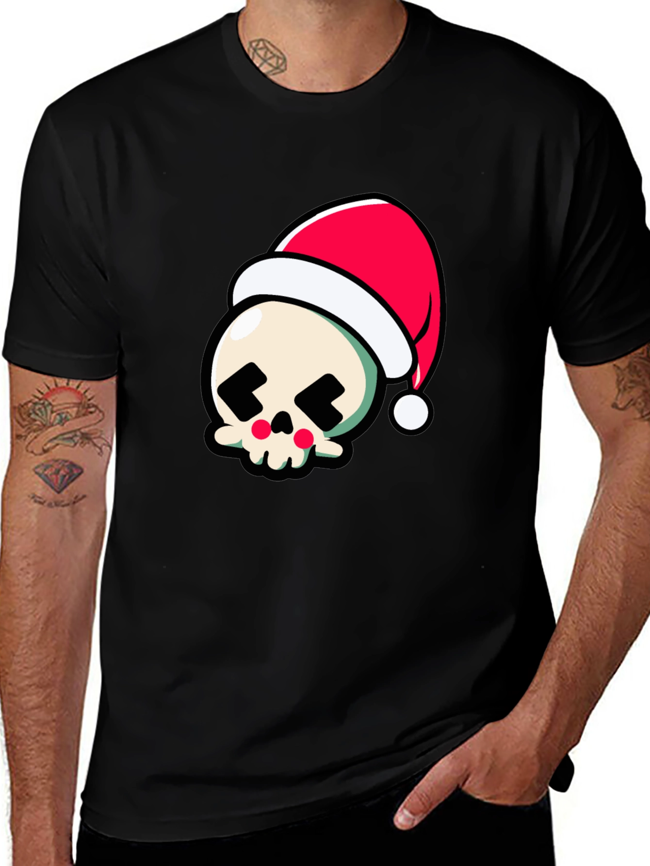 Christmas Skull T-Shirt