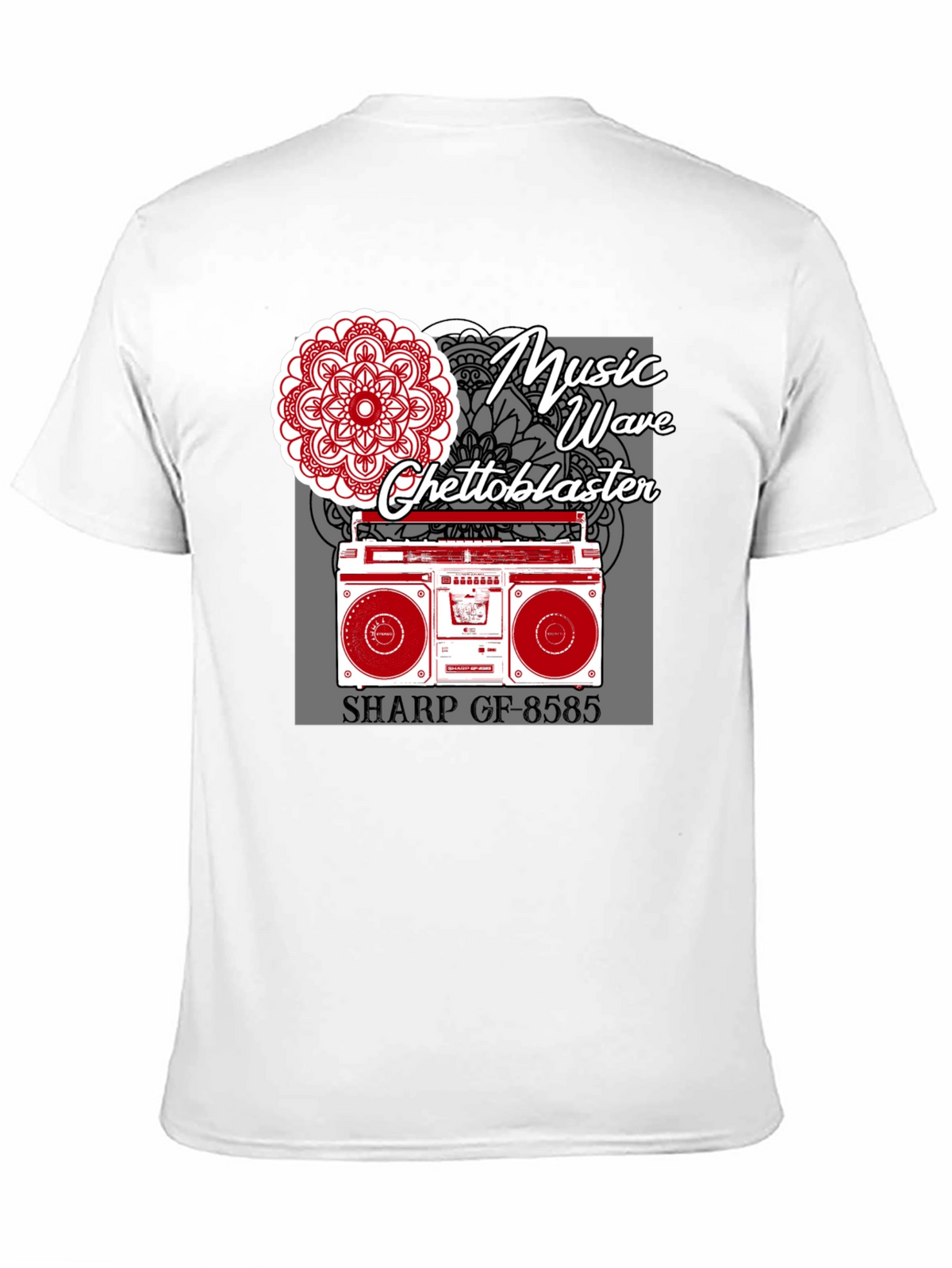 Music Wave Ghetto Blaster Graphic Tee