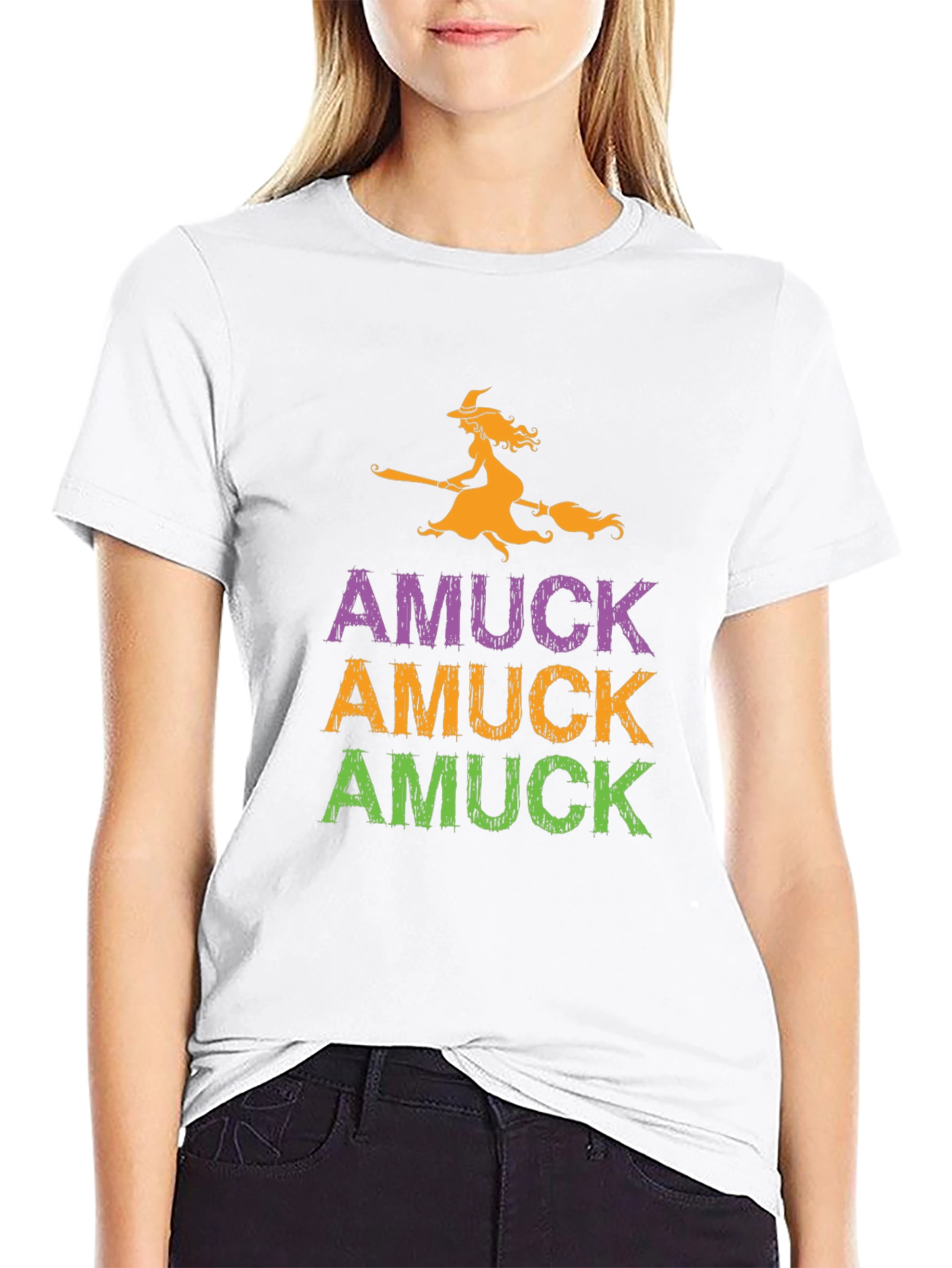 Amuck Witch Halloween T-Shirt