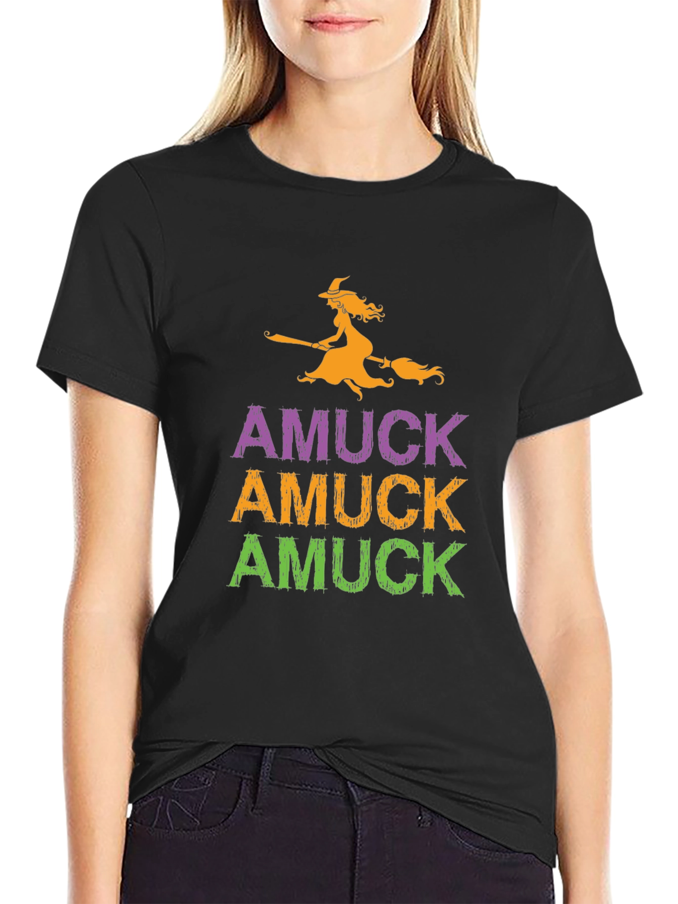 Amuck Witch Halloween T-Shirt
