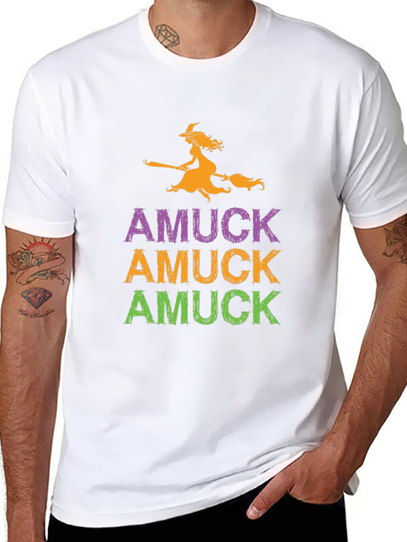 Amuck Witch Halloween T-Shirt