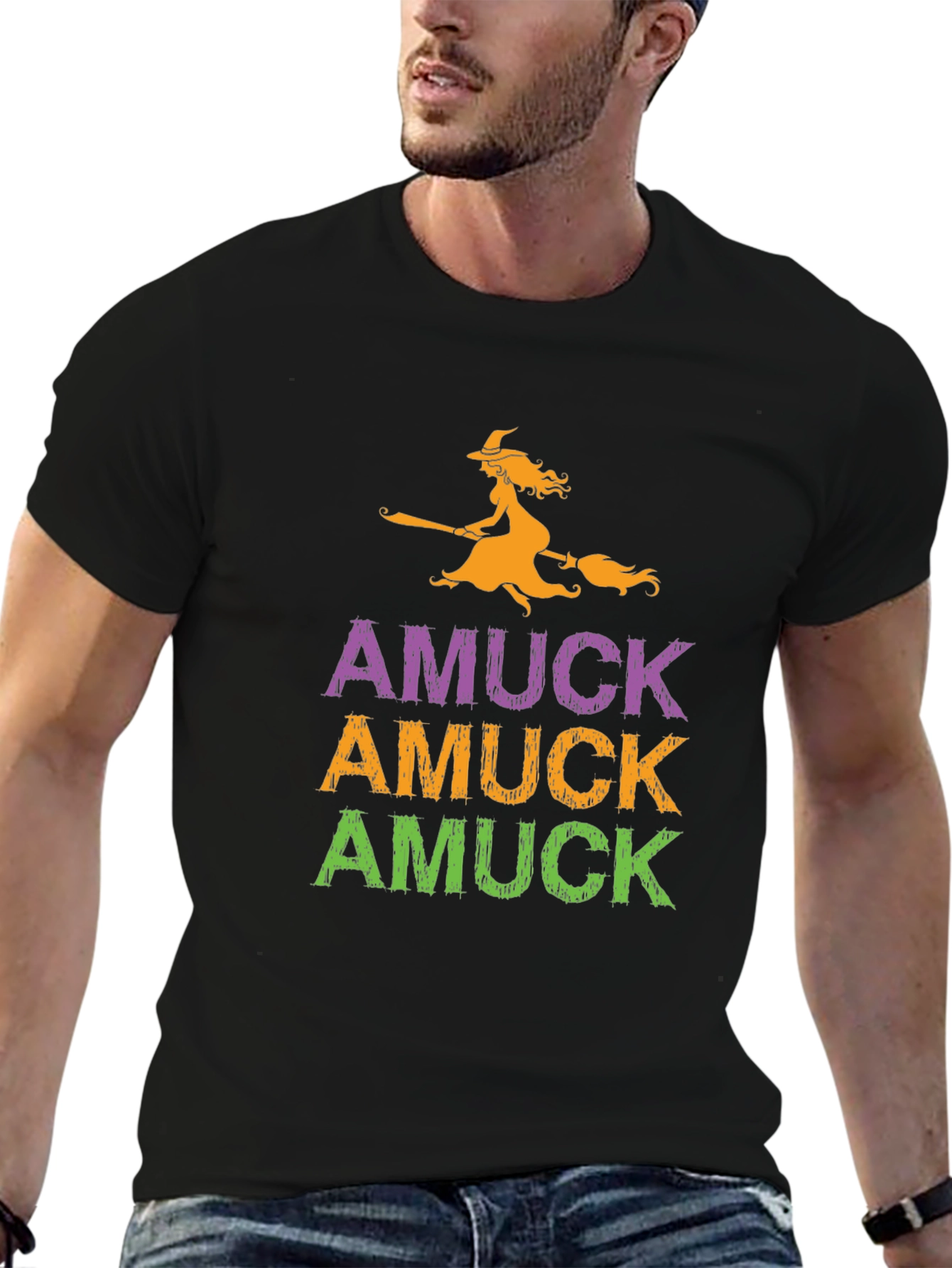 Amuck Witch Halloween T-Shirt