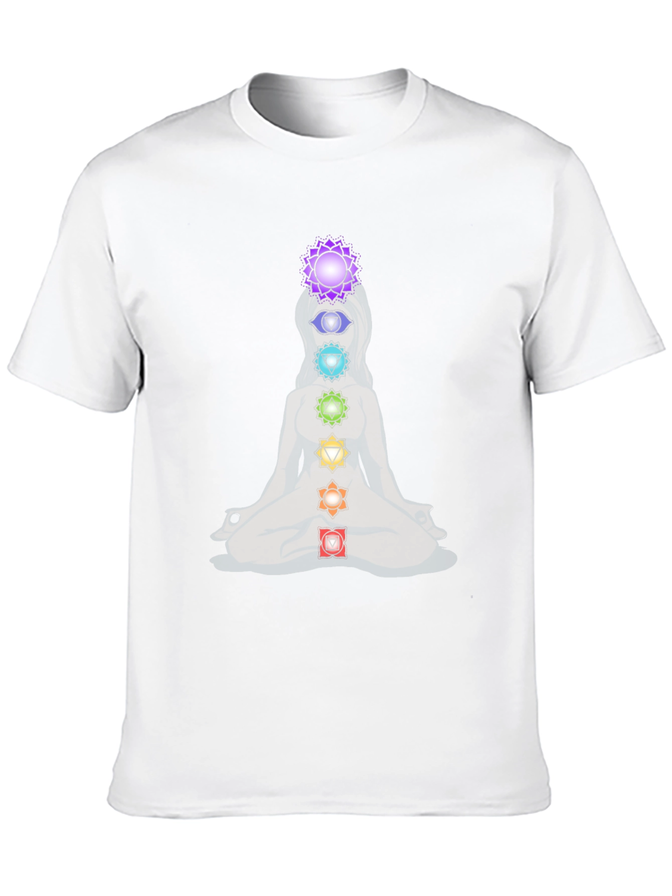 Chakra Meditation T-Shirt - Spiritual Design