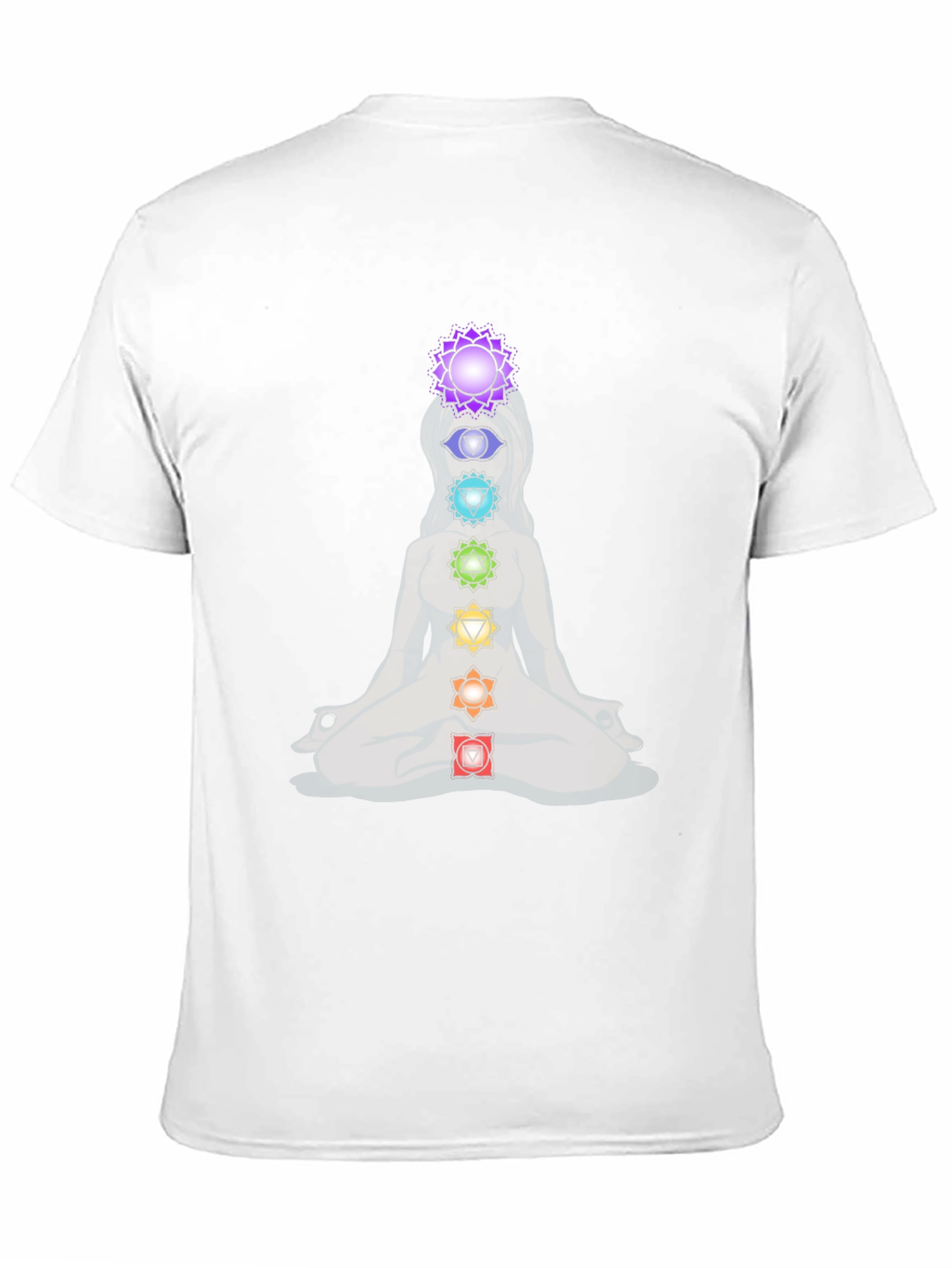 Chakra Meditation T-Shirt - Spiritual Design
