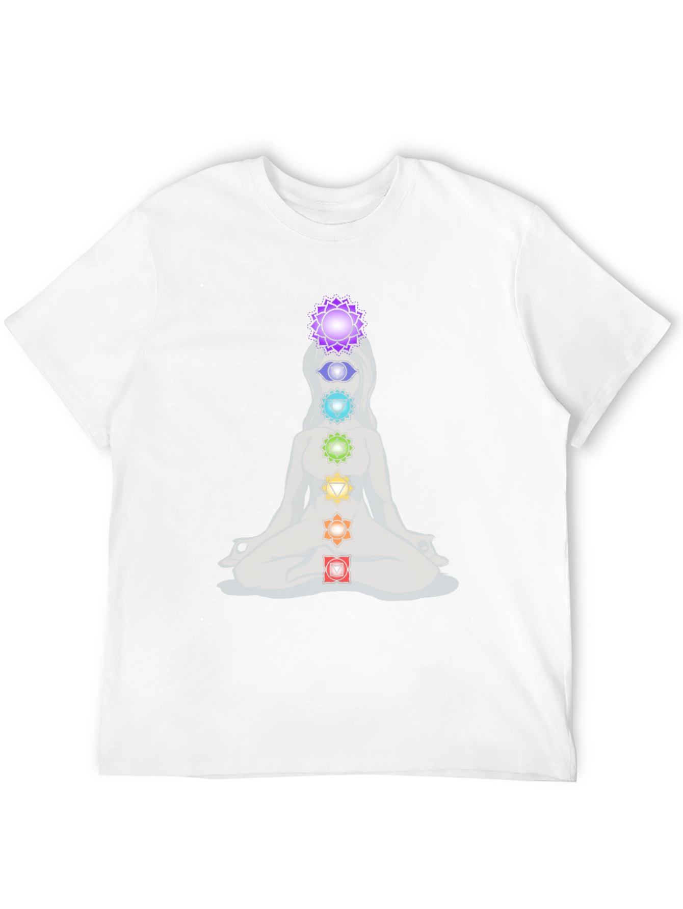Chakra Meditation T-Shirt - Spiritual Design