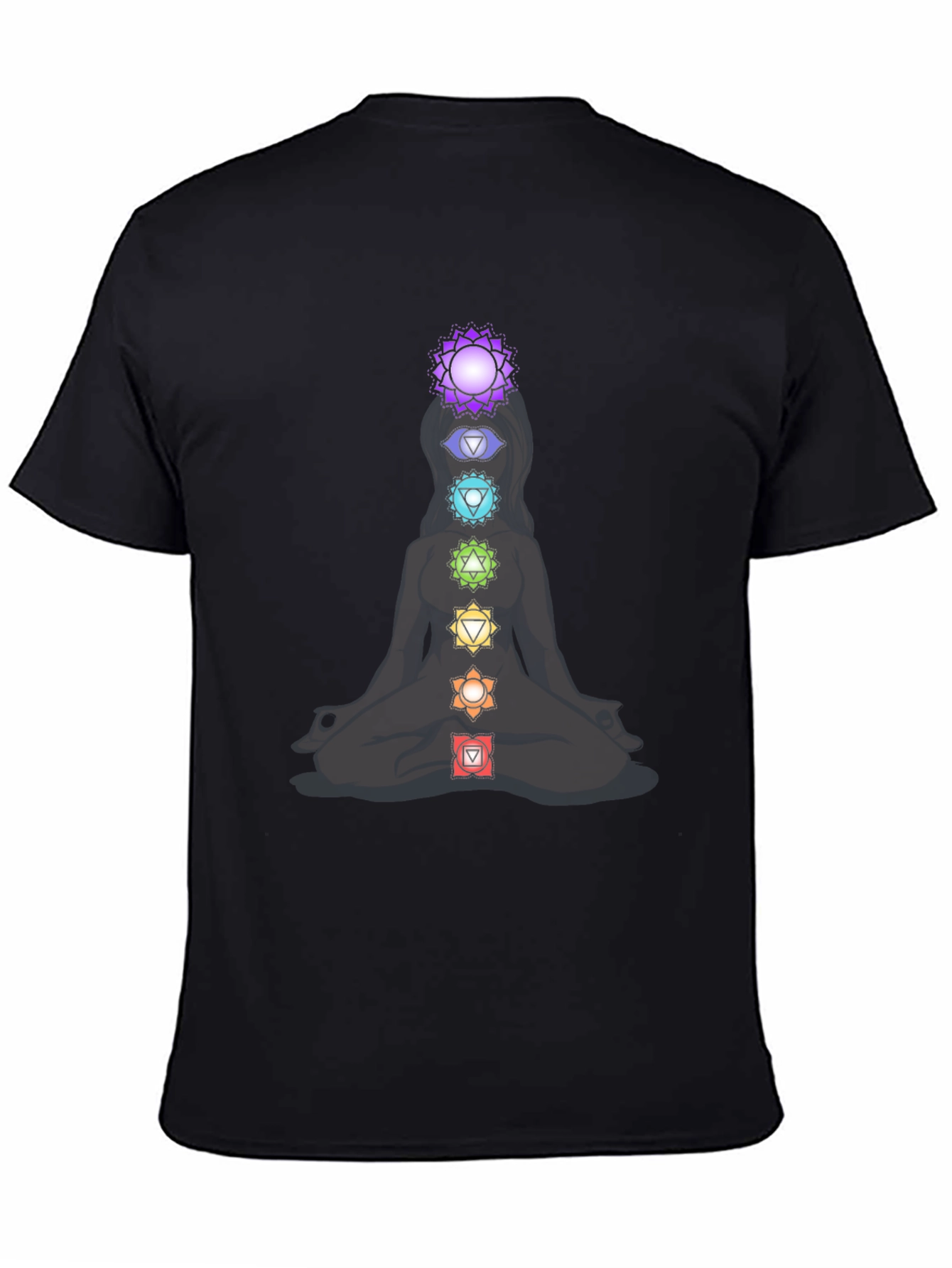 Chakra Meditation T-Shirt - Spiritual Design