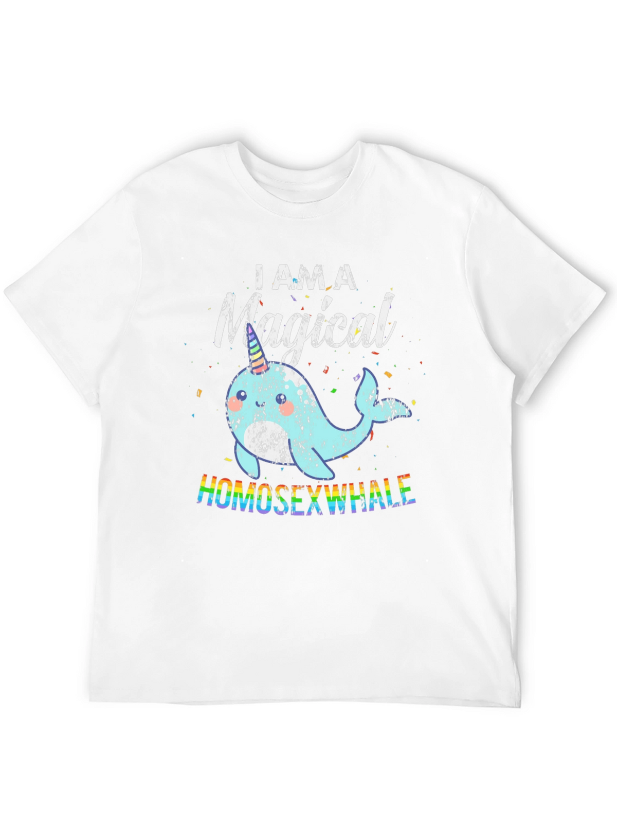Magical Homosexwhale Graphic Tee