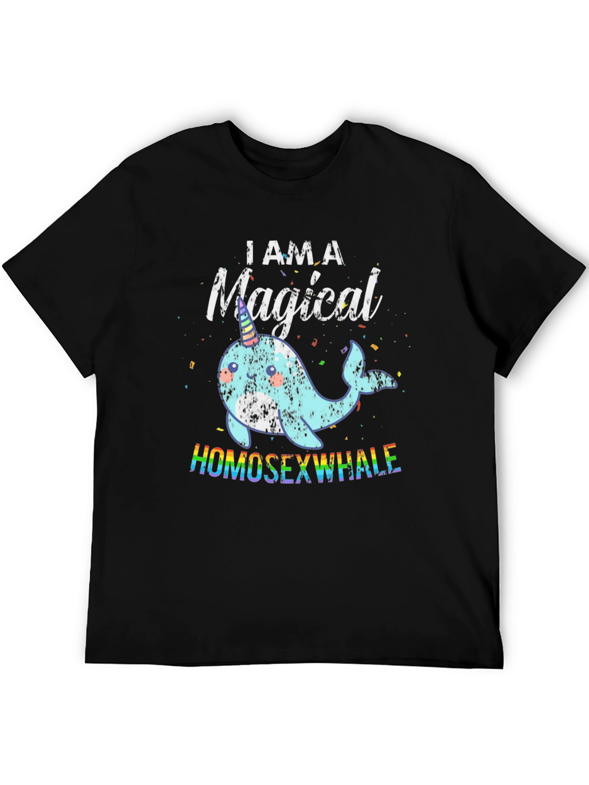 Magical Homosexwhale Graphic Tee
