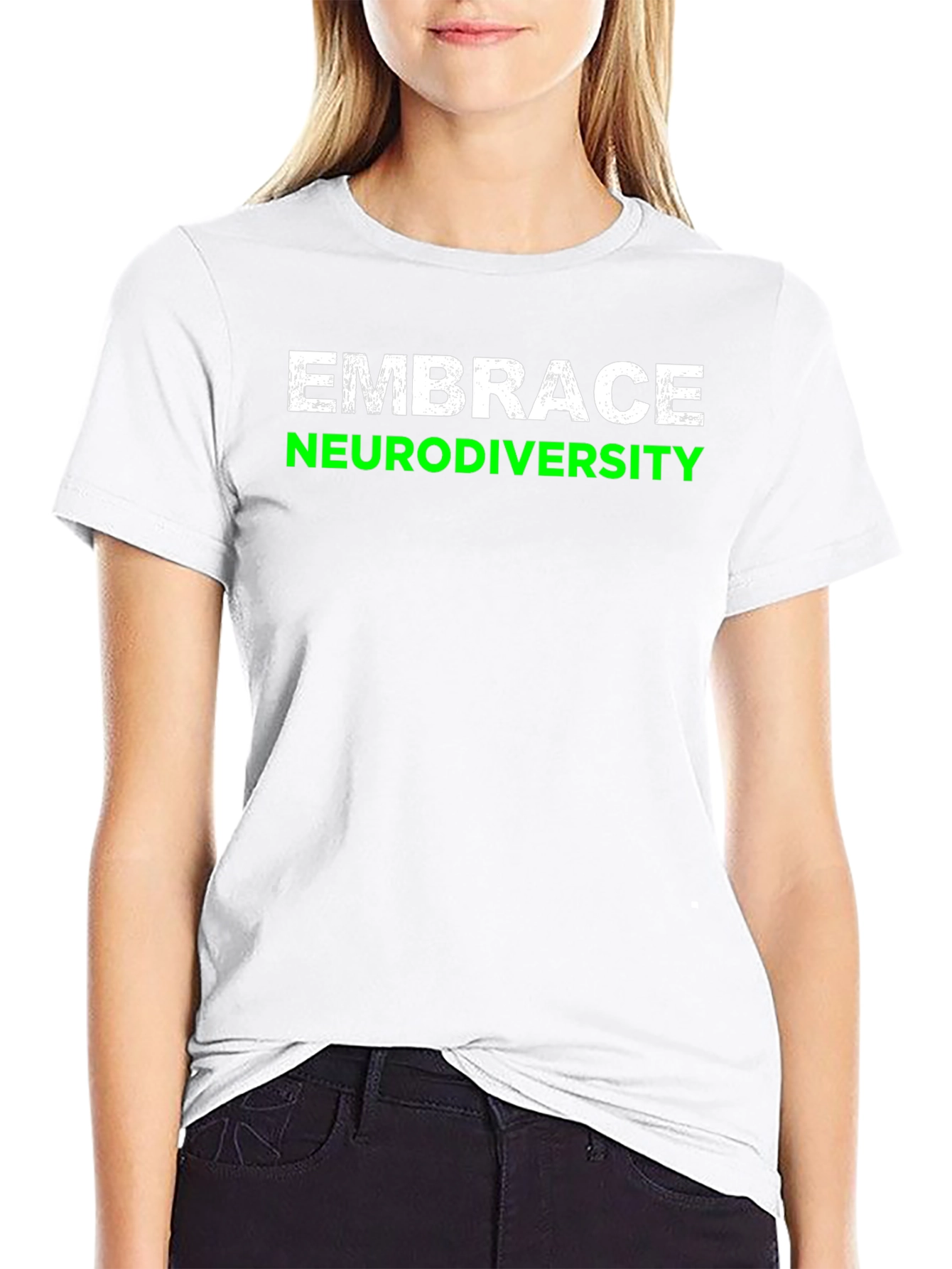 Embrace Neurodiversity Tee - Black